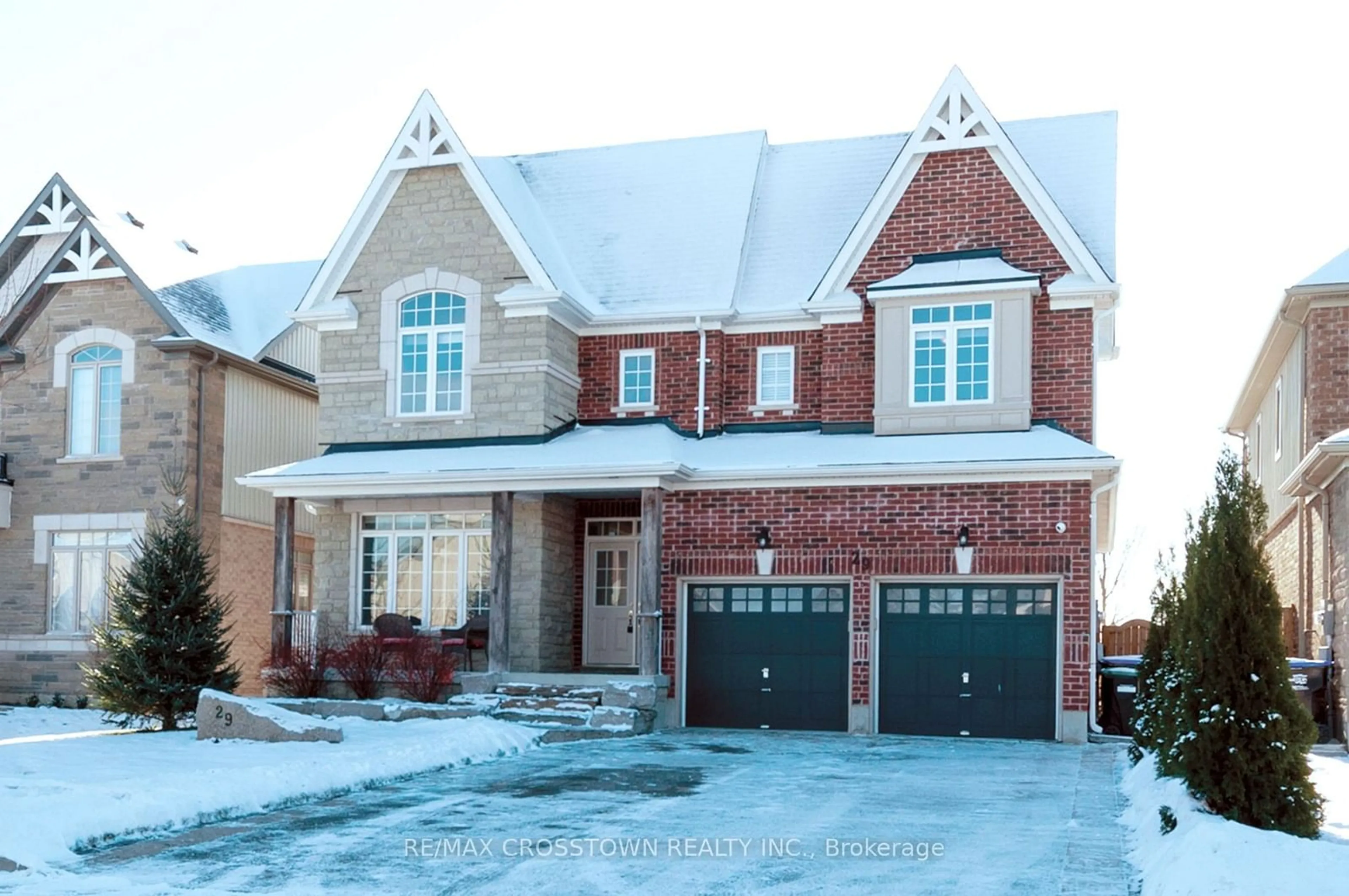 Home with brick exterior material, street for 29 Nadmarc Crt, Essa Ontario L0M 1B4