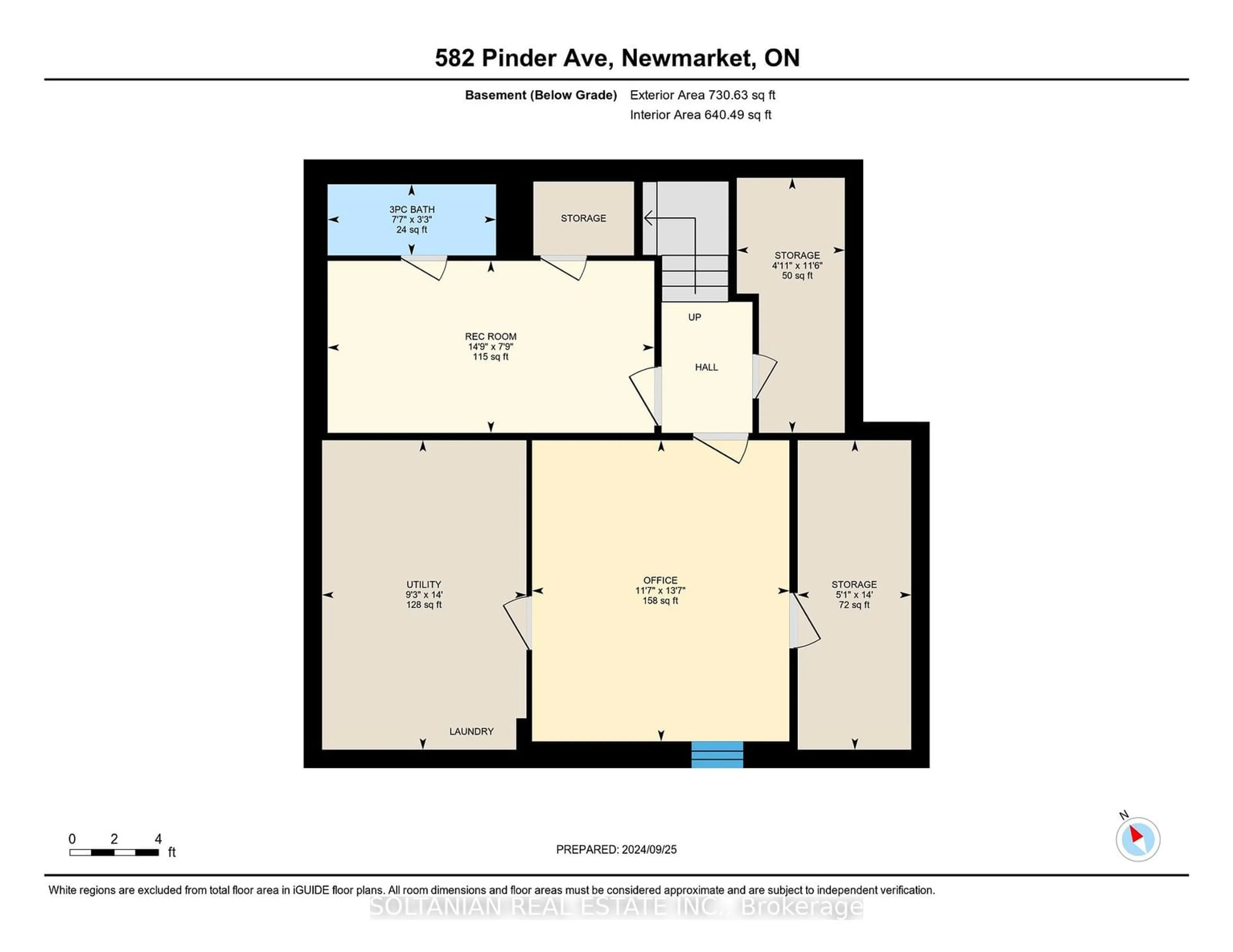 Floor plan for 582 Pinder Ave, Newmarket Ontario L3X 2A3