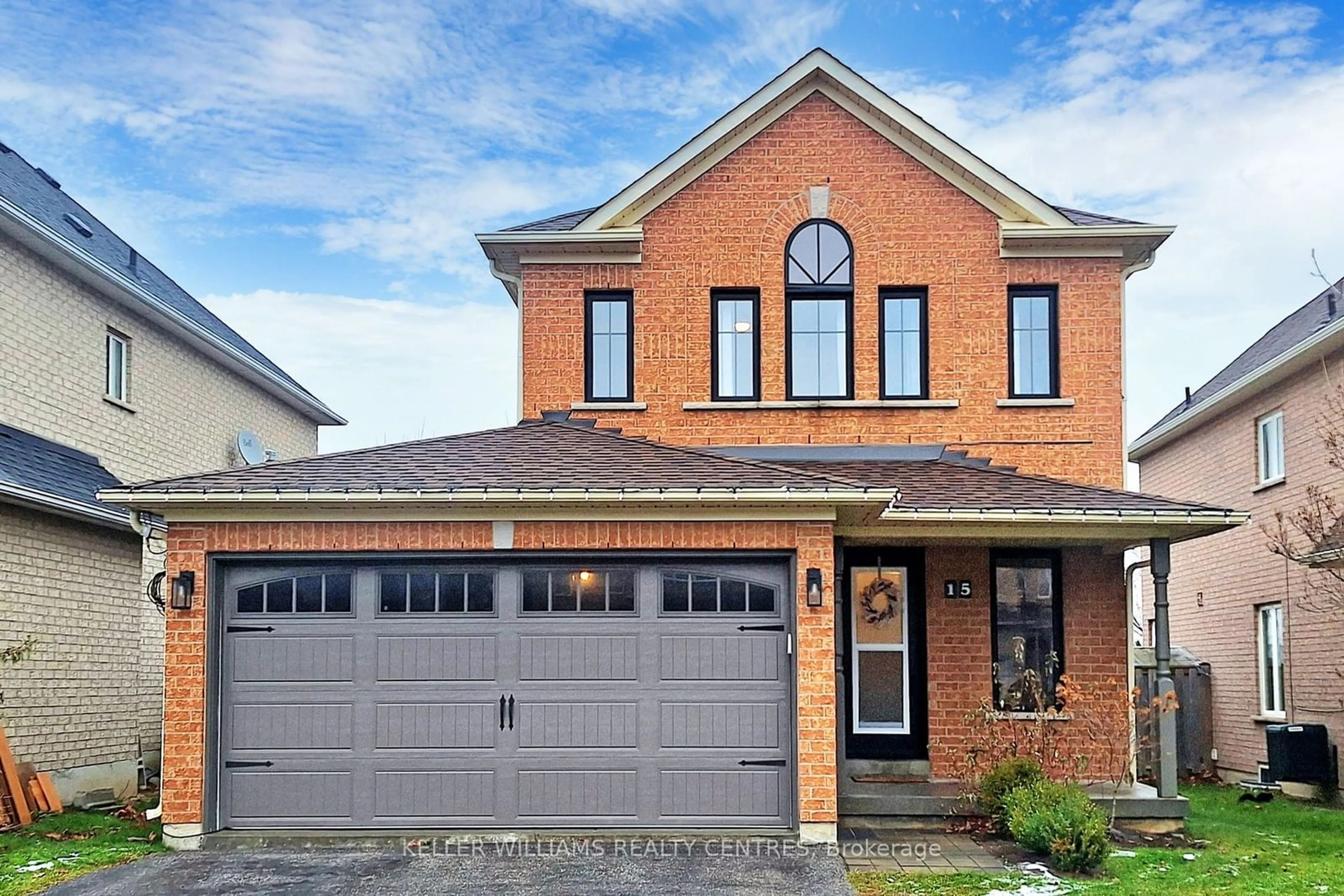 Home with brick exterior material, street for 15 Burnaby Dr, Georgina Ontario L4P 3Z1