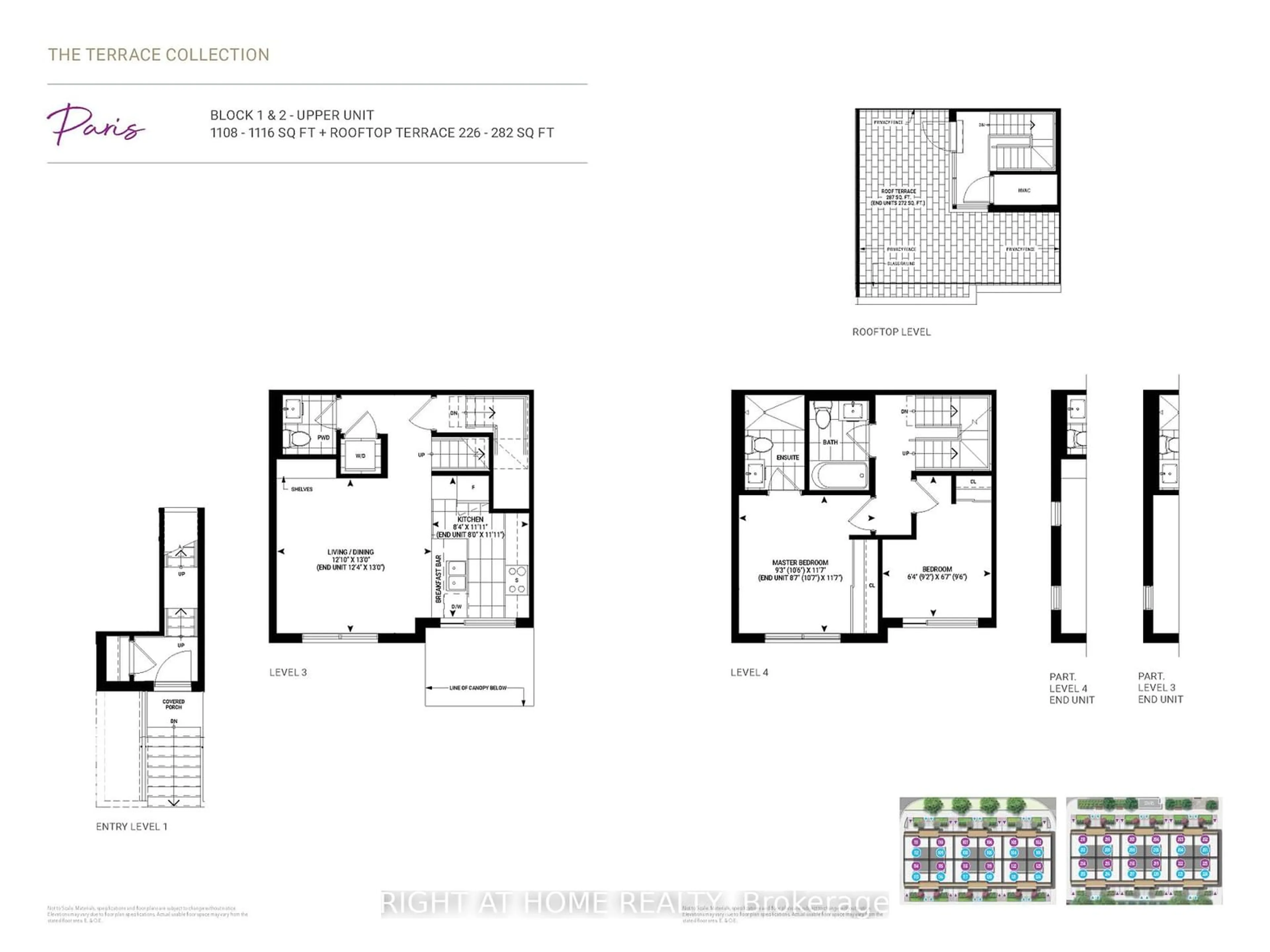 Floor plan for 15 Maximillian Lane #207, Markham Ontario L3R 0L5