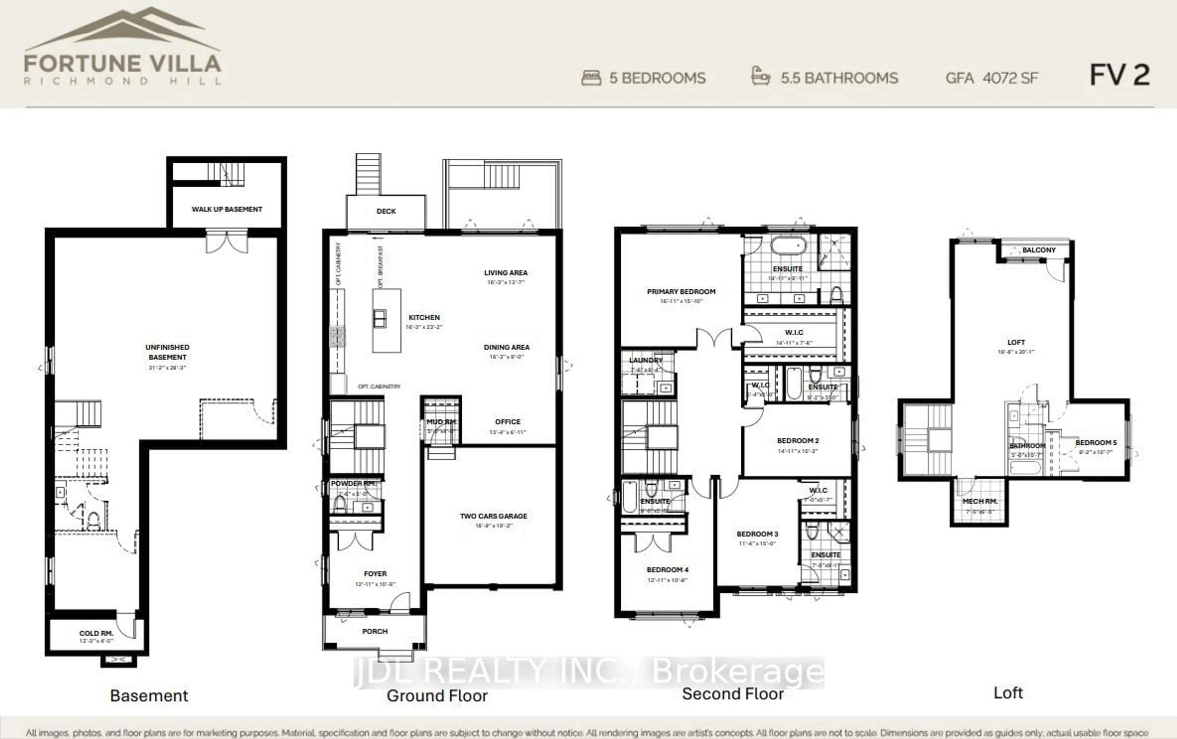 Floor plan for 81 Post Oak Dr, Richmond Hill Ontario L4E 4G9