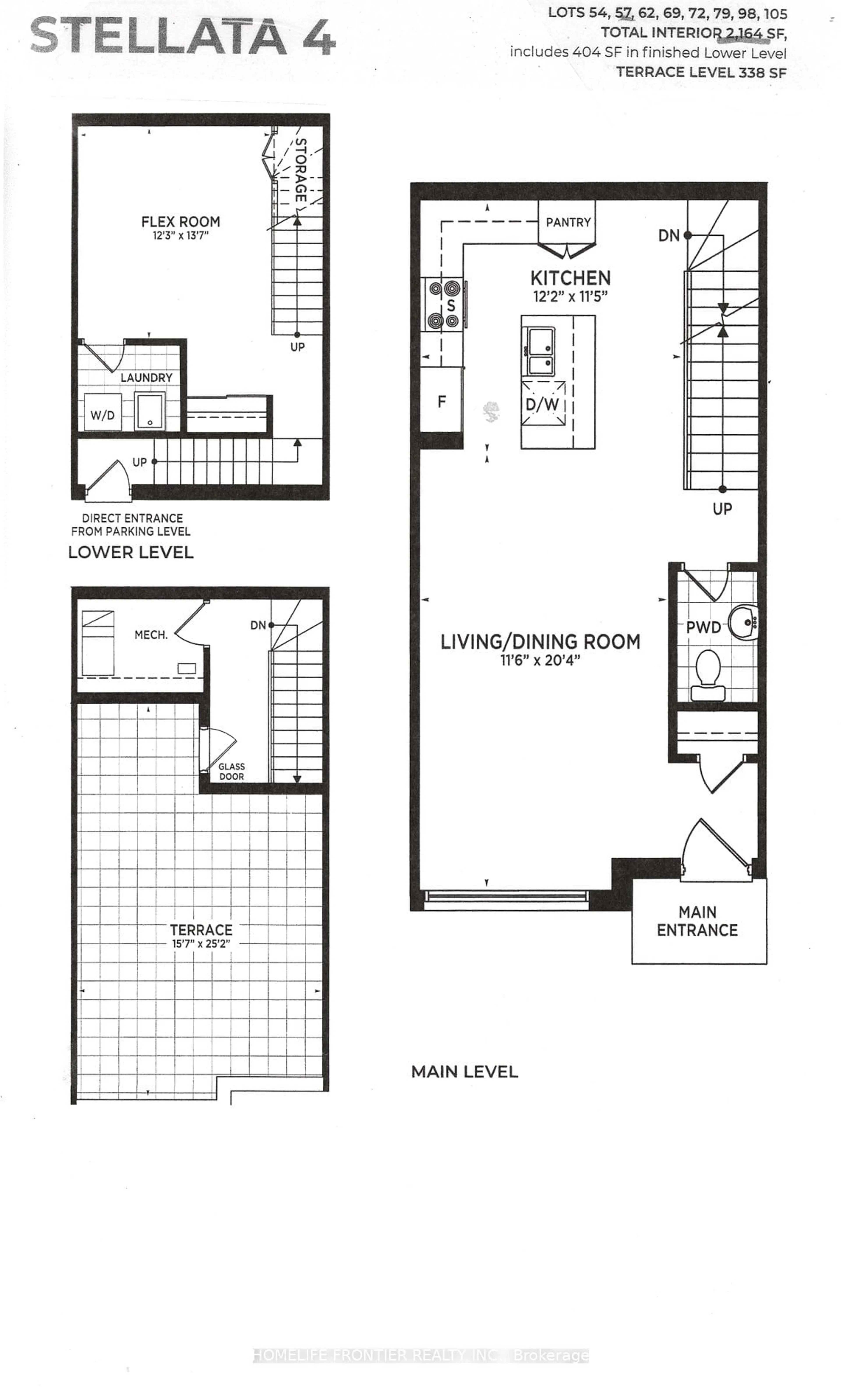 Floor plan for 300 Atkinson Ave #POTL 57, Vaughan Ontario L4J 8A2