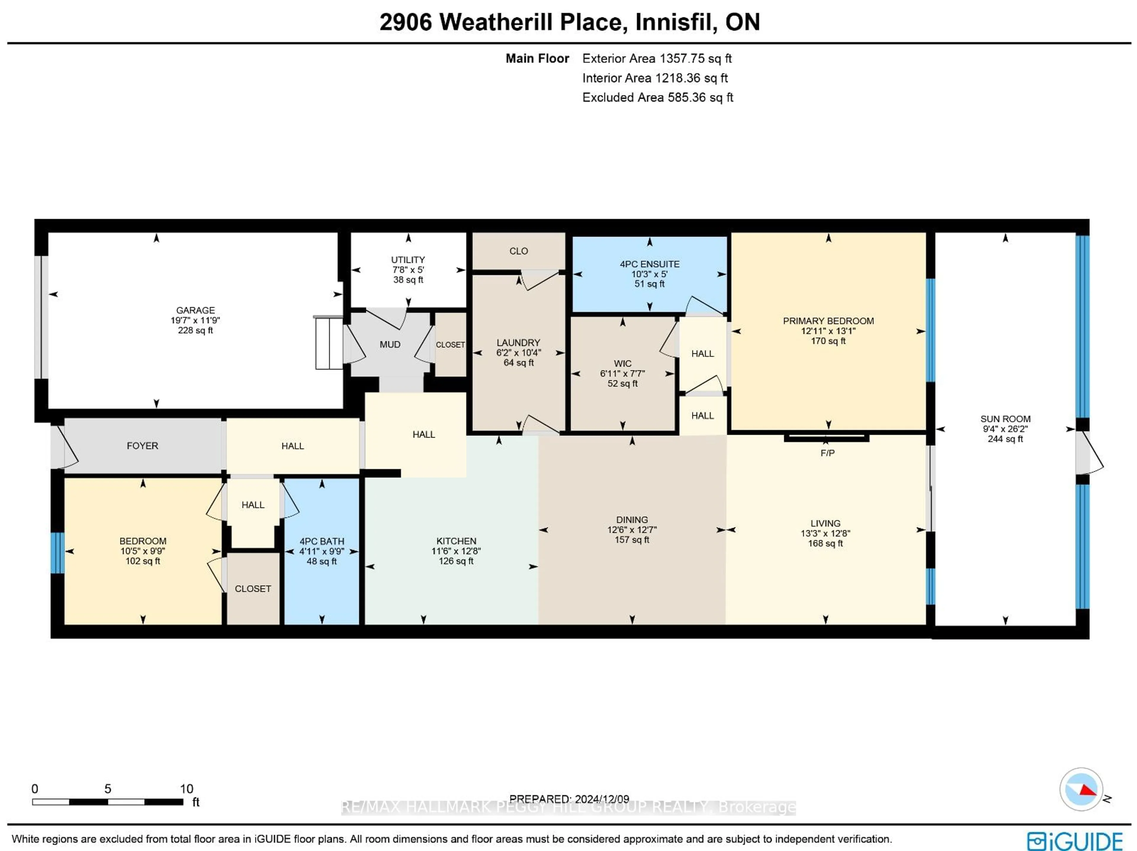 Floor plan for 2906 Weatherill Pl, Innisfil Ontario L9S 0T1