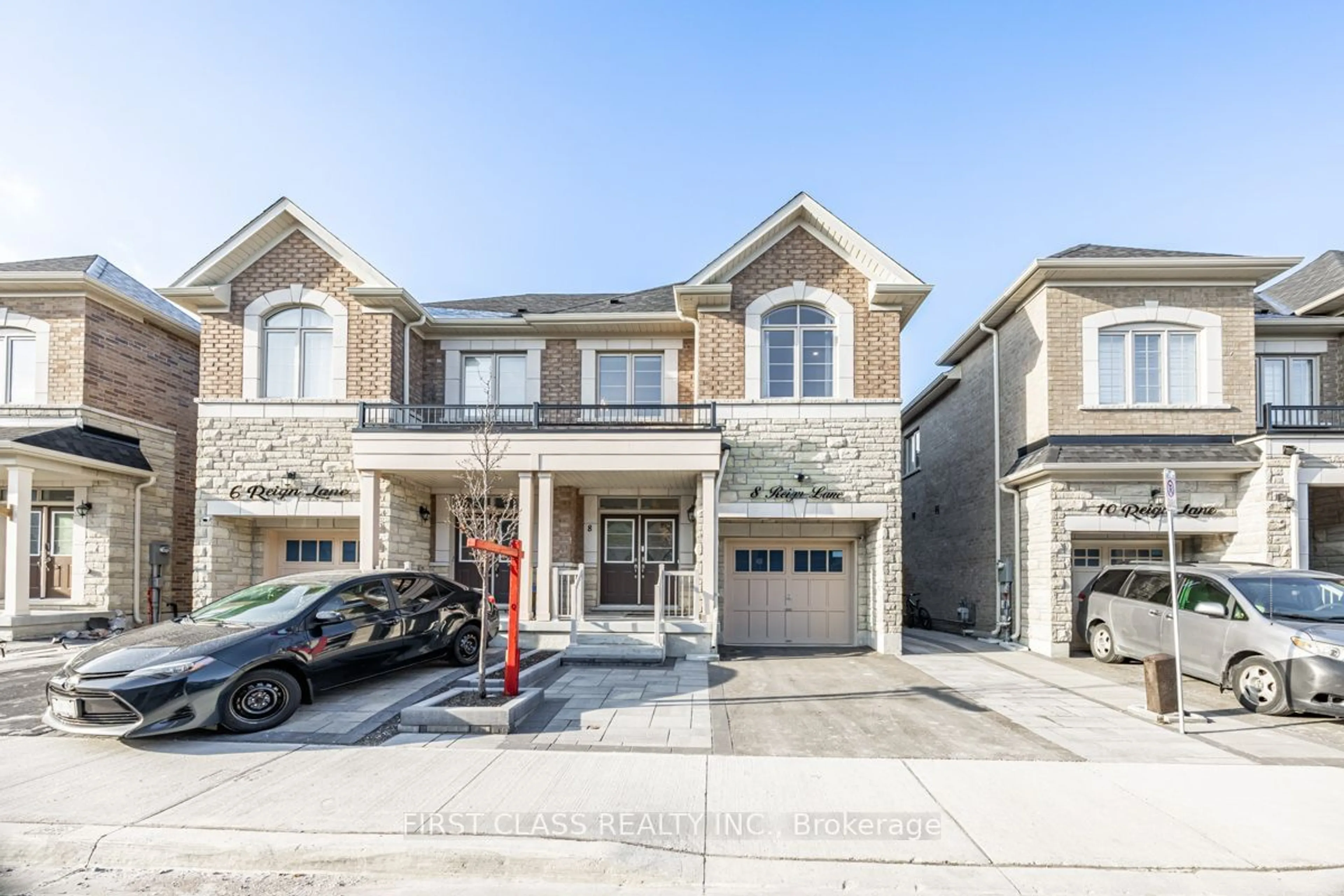 Home with brick exterior material, street for 8 Reign Lane, Markham Ontario L6M 1R6