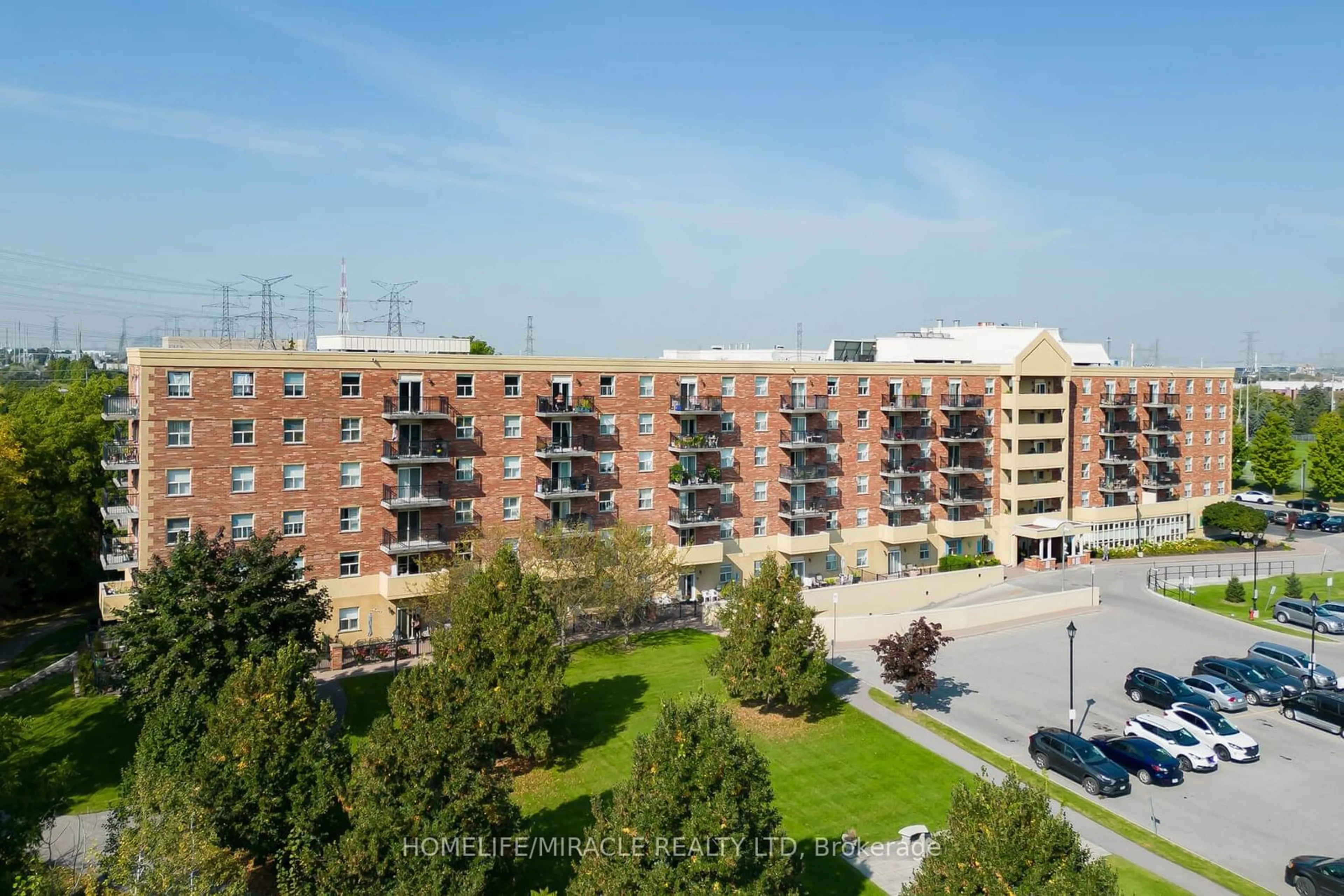 A pic from outside/outdoor area/front of a property/back of a property/a pic from drone, city buildings view from balcony for 7373 Martin Grove Rd #616, Vaughan Ontario L4L 9K1