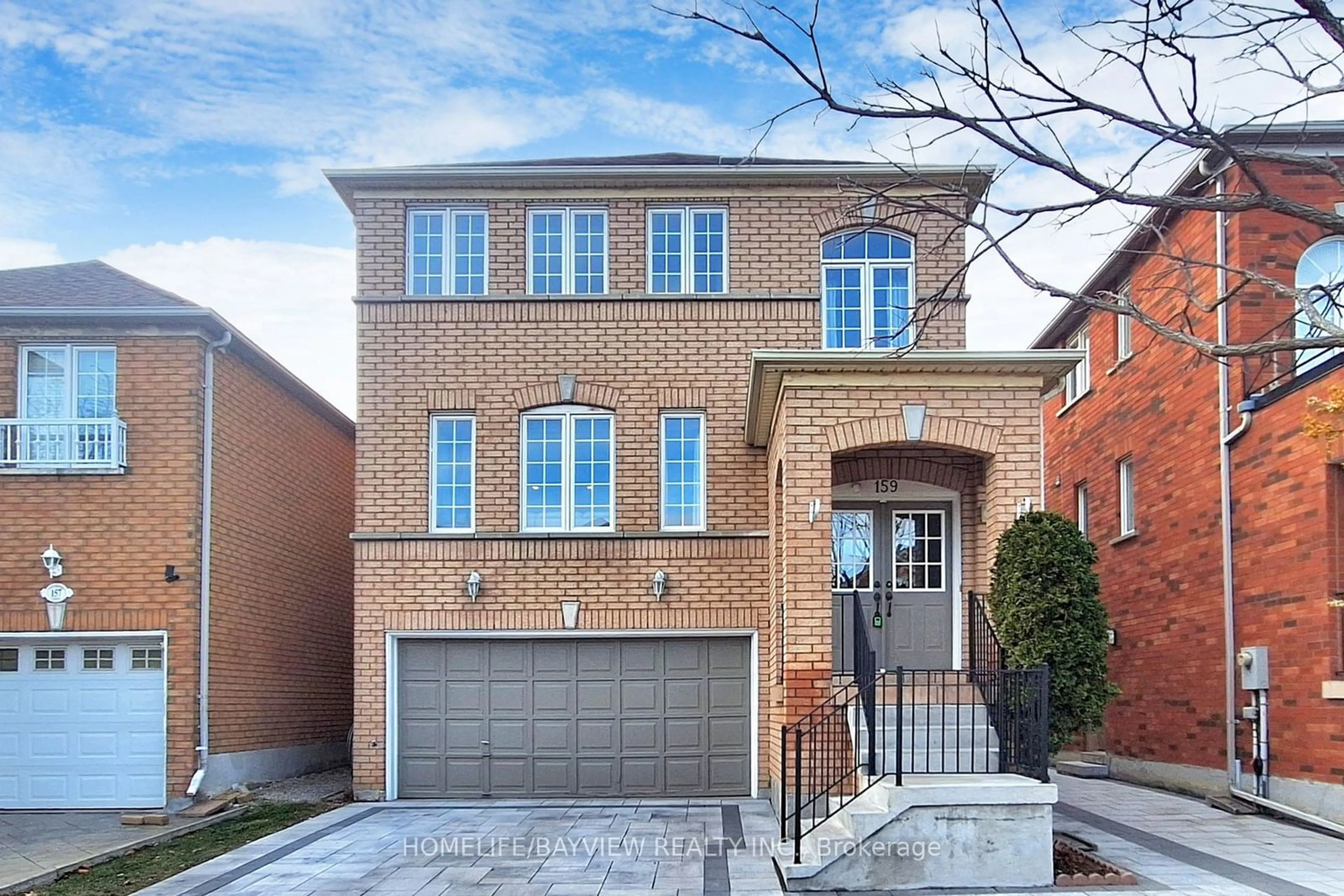 Home with brick exterior material, street for 159 Yellowood Circ, Vaughan Ontario L4J 8M5