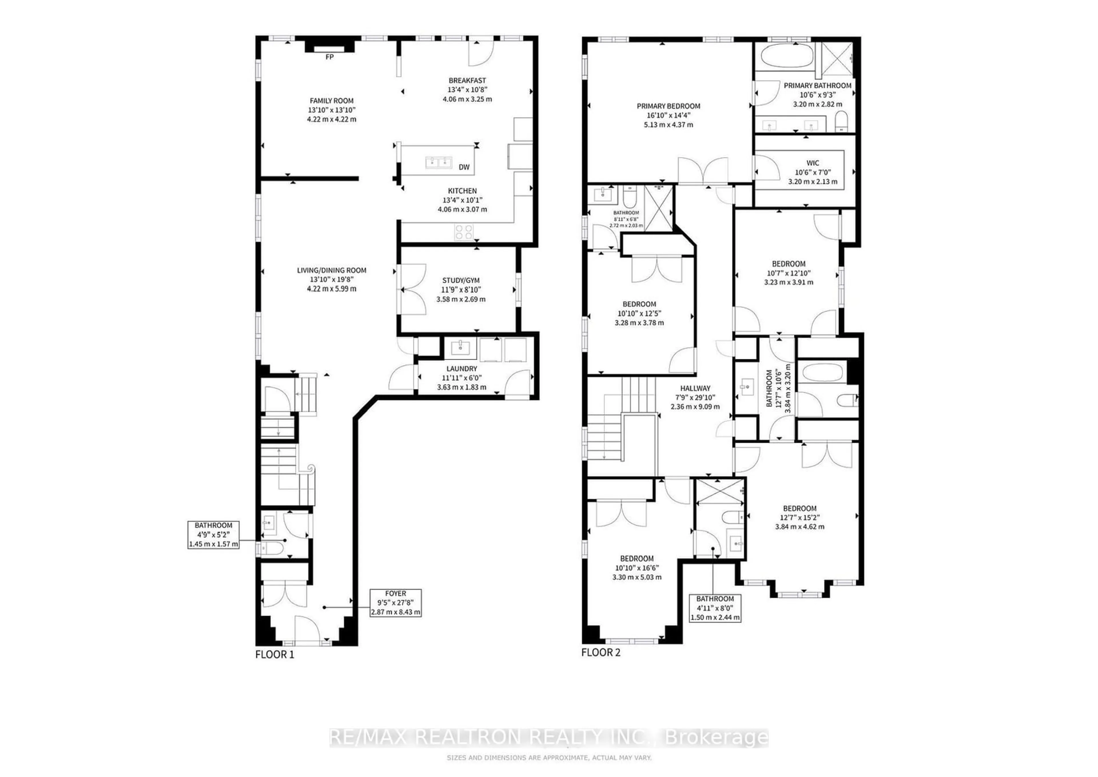 Floor plan for 127 Steam Whistle Dr, Whitchurch-Stouffville Ontario L4A 4X5