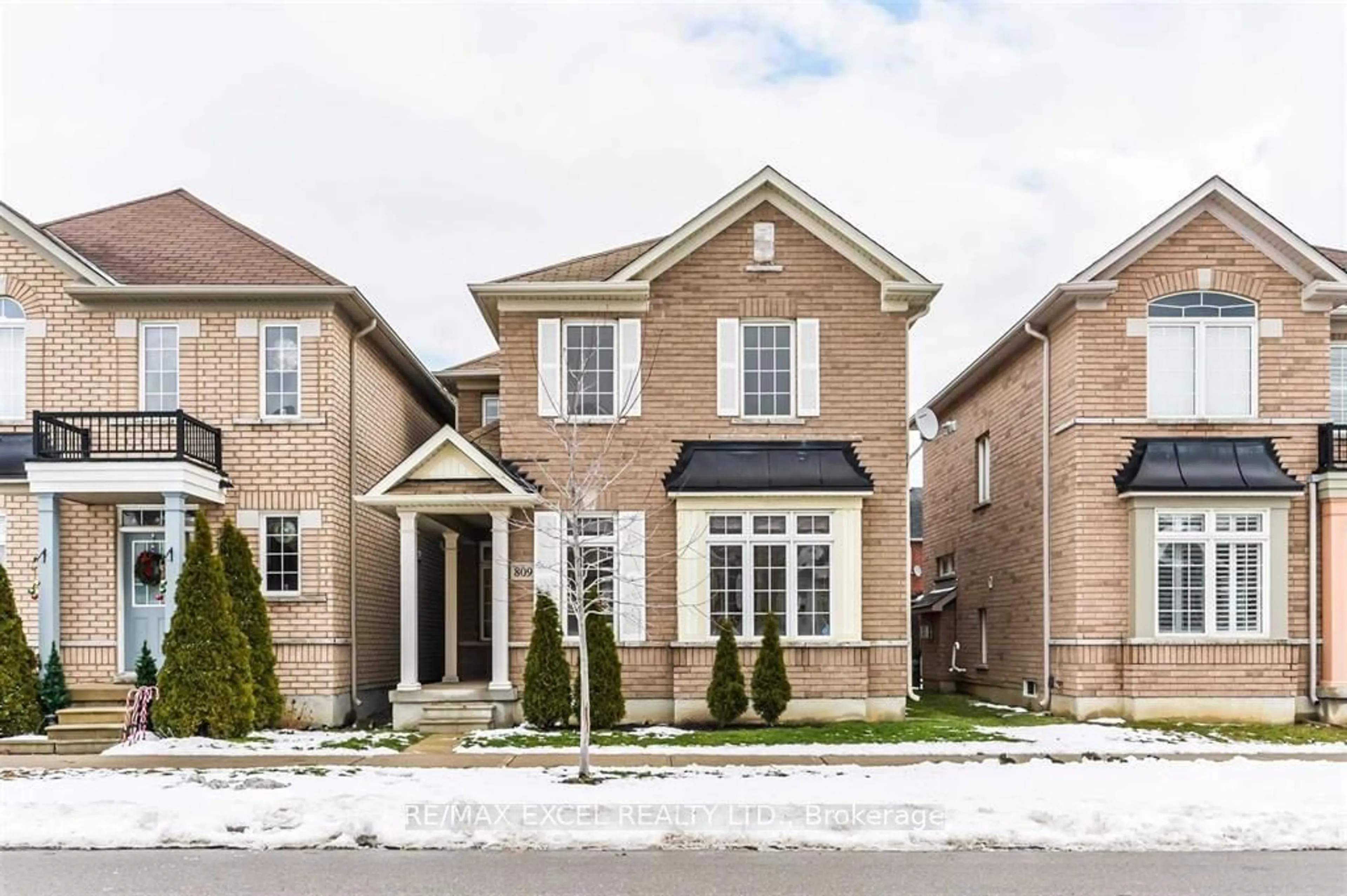 Home with brick exterior material, street for 809 Cornell Rouge Blvd, Markham Ontario L6B 0K5