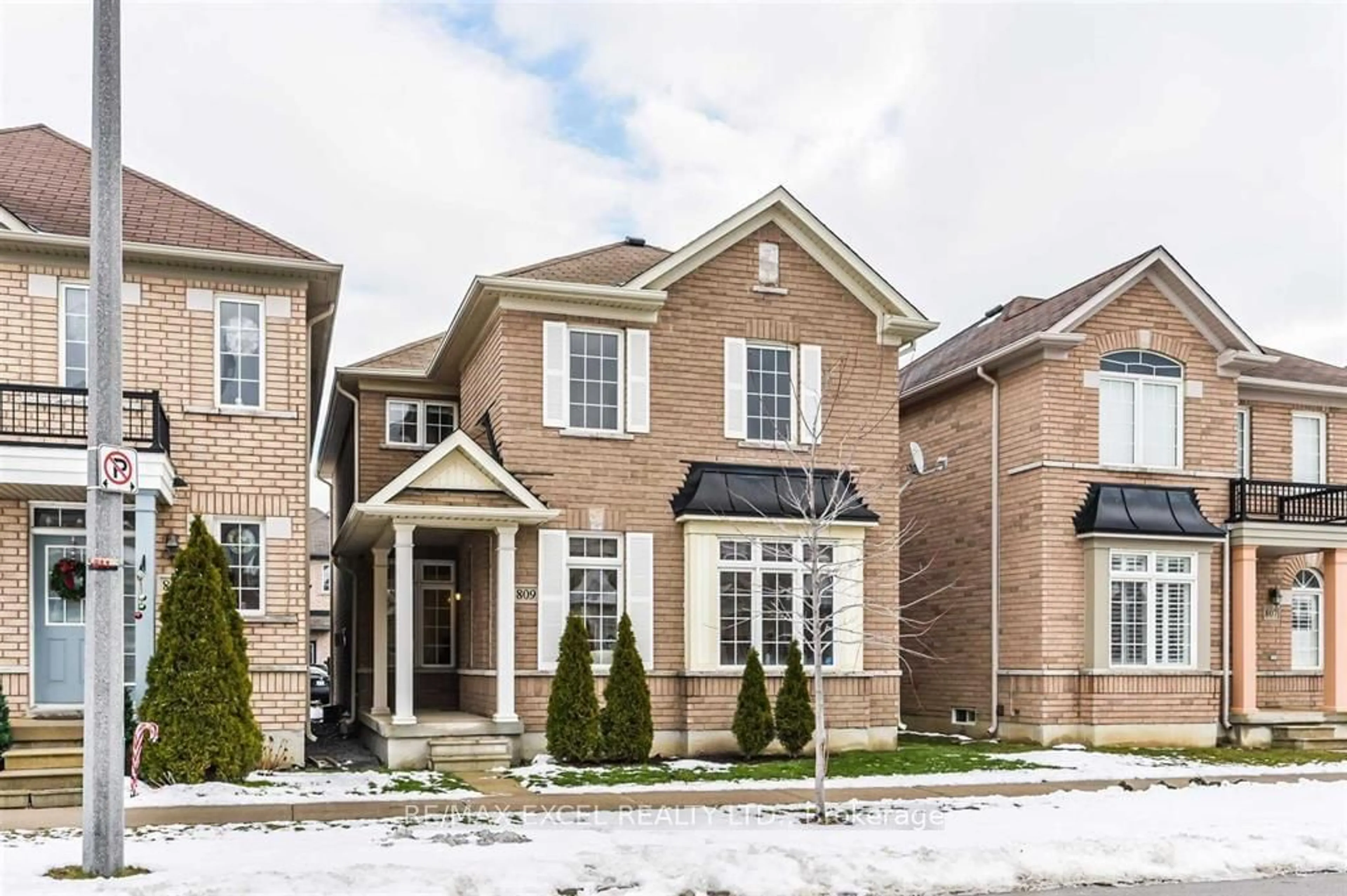 Home with brick exterior material, street for 809 Cornell Rouge Blvd, Markham Ontario L6B 0K5