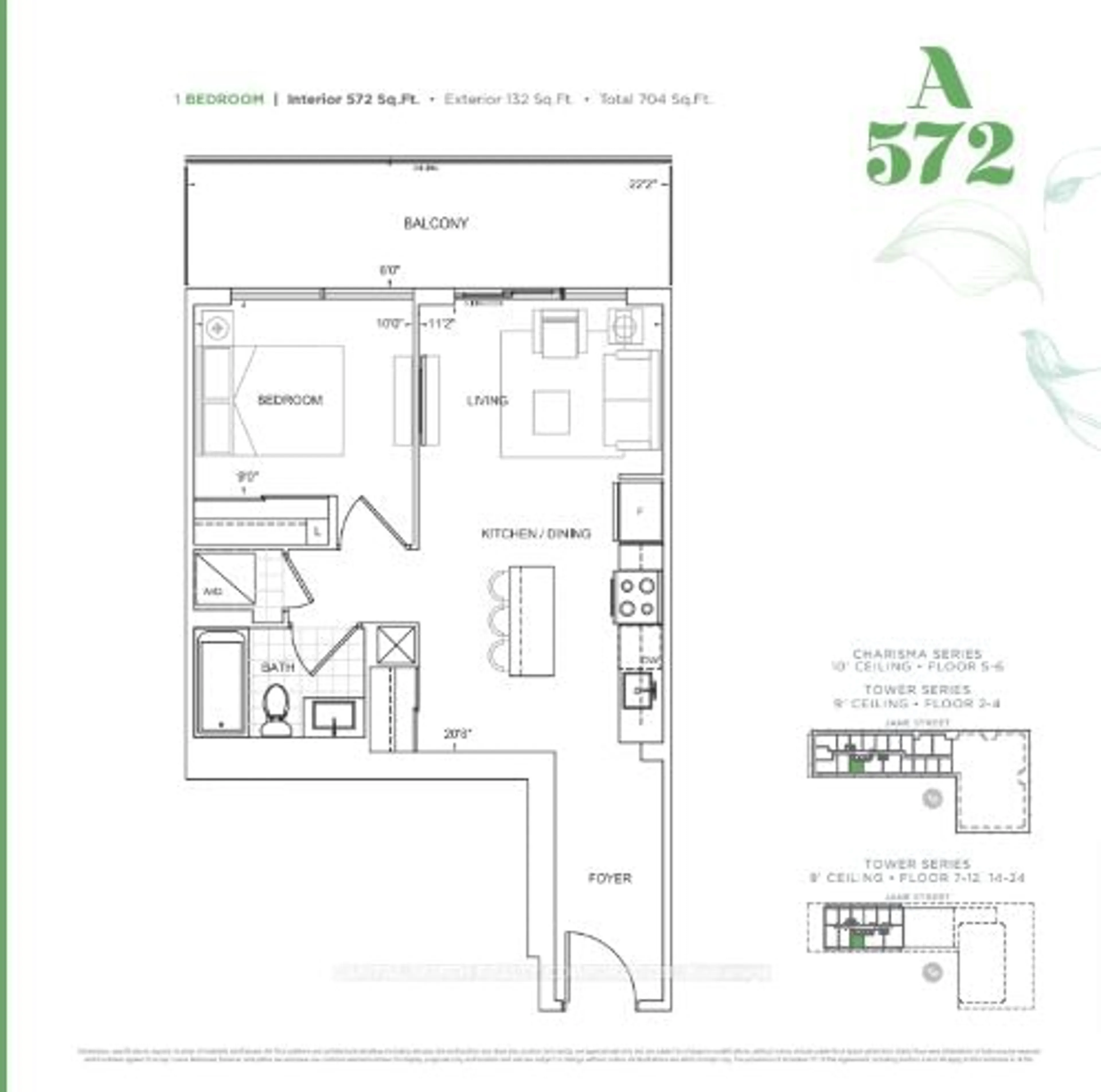 Floor plan for 8960 Jane St #1701, Vaughan Ontario L4K 2M9