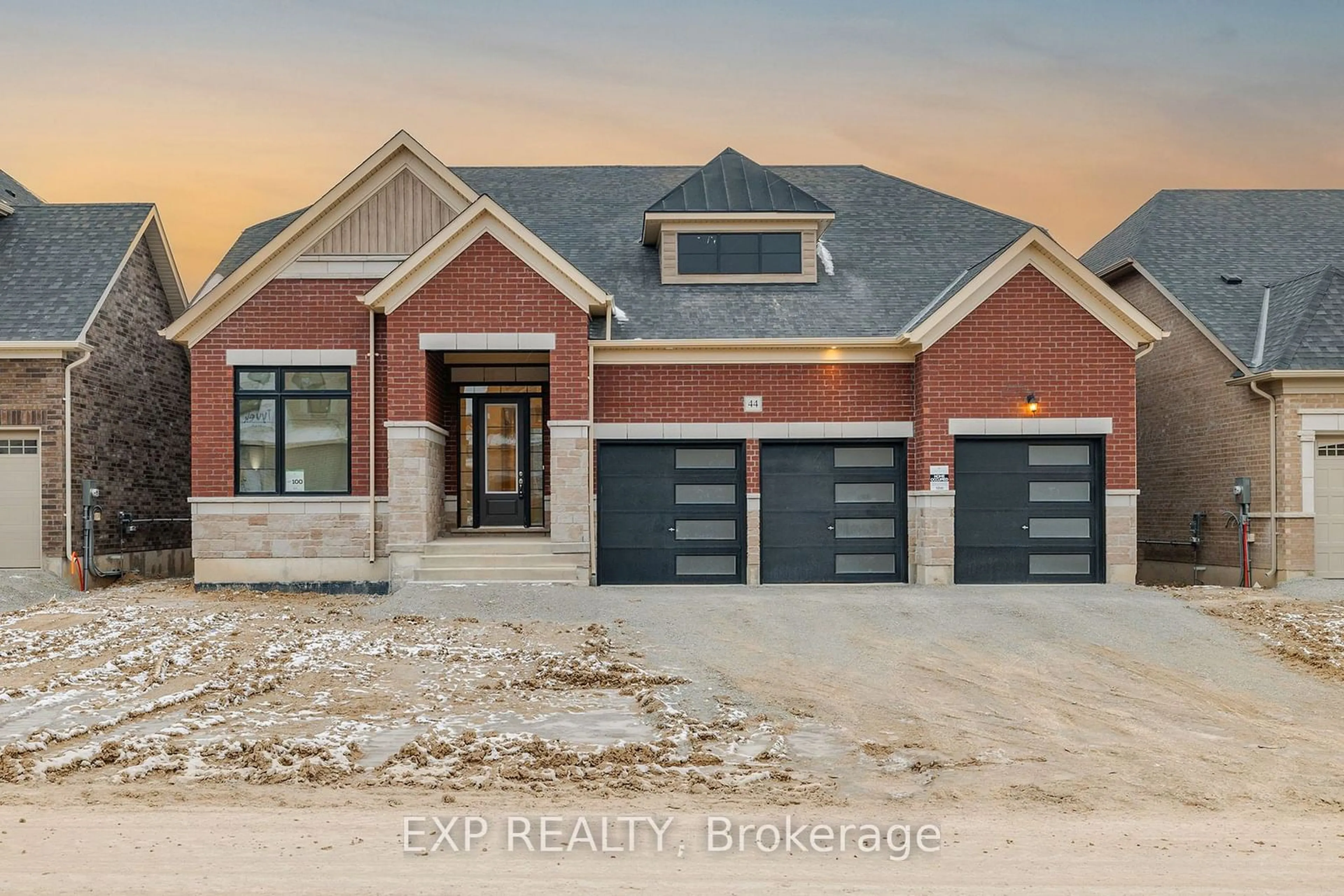 Home with brick exterior material, street for 44 Magnolia Ave, Adjala-Tosorontio Ontario L0G 1W0