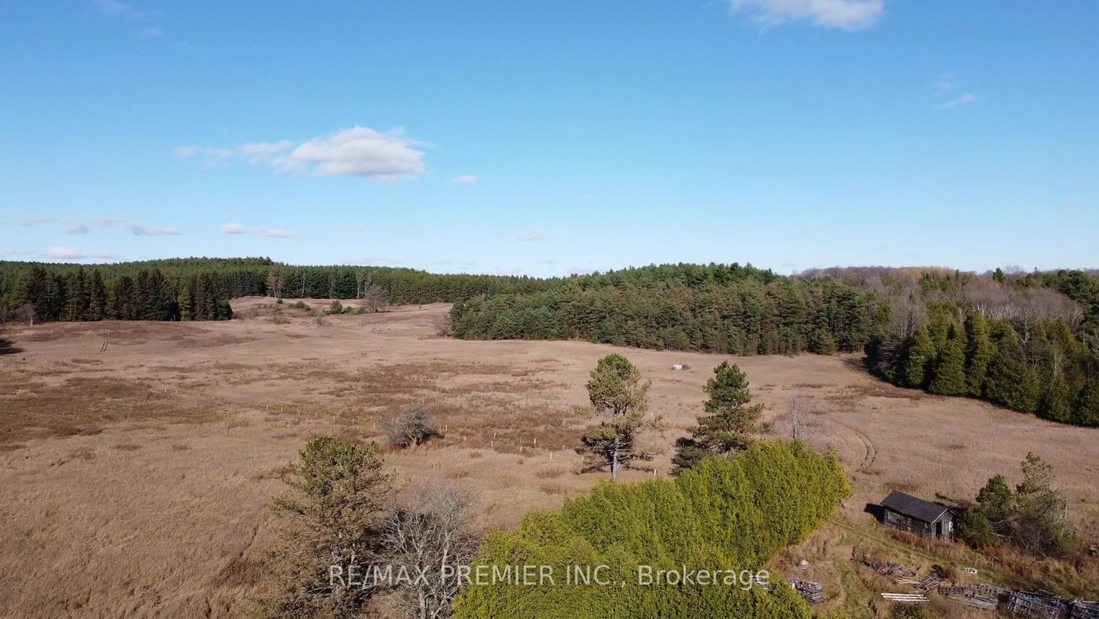 A pic from outside/outdoor area/front of a property/back of a property/a pic from drone, forest/trees view for 9792 Highway 9, Adjala-Tosorontio Ontario L7E 0G3