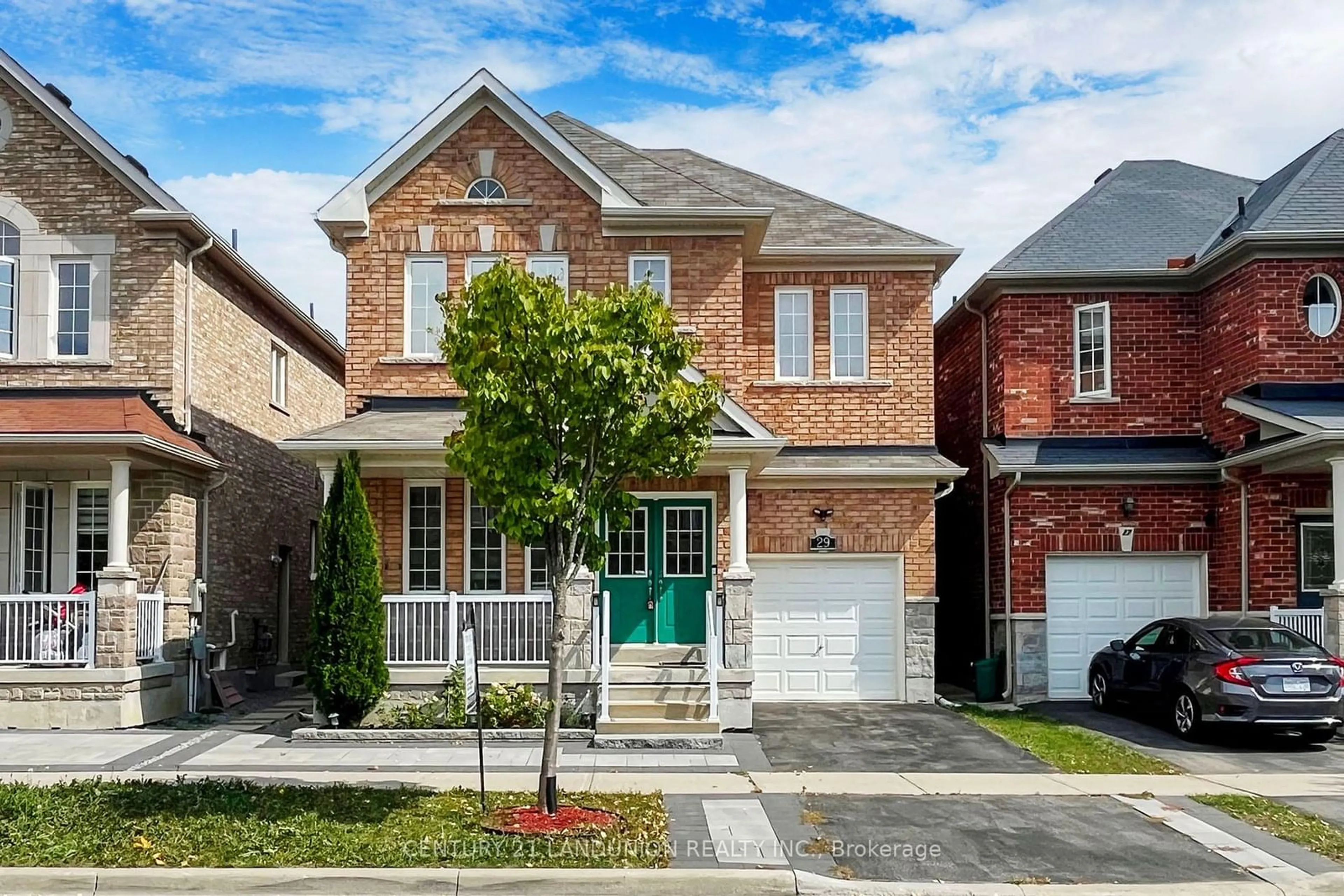 Home with brick exterior material, street for 29 Greenspire Ave, Markham Ontario L6E 0N2