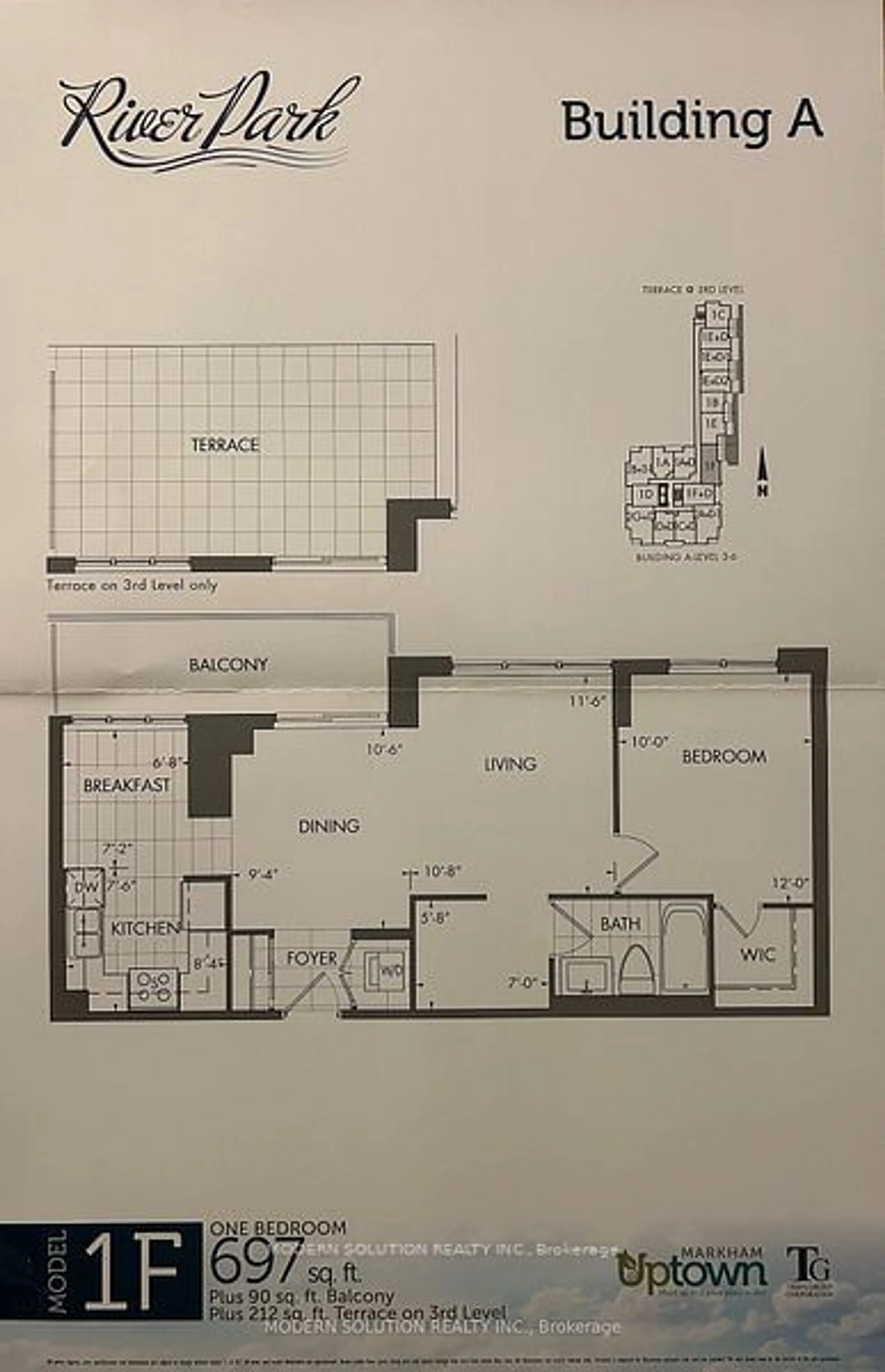 Floor plan for 8200 Birchmount Rd #718, Markham Ontario L3R 9W1