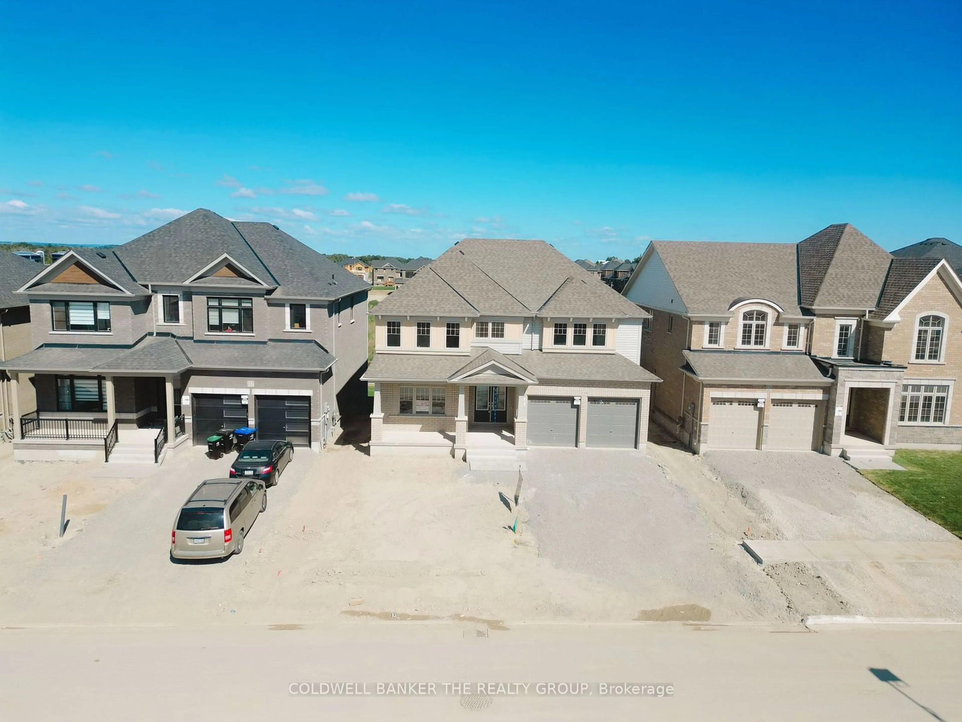 A pic from outside/outdoor area/front of a property/back of a property/a pic from drone, street for 119 Bluebird Blvd, Adjala-Tosorontio Ontario L0G 1W0