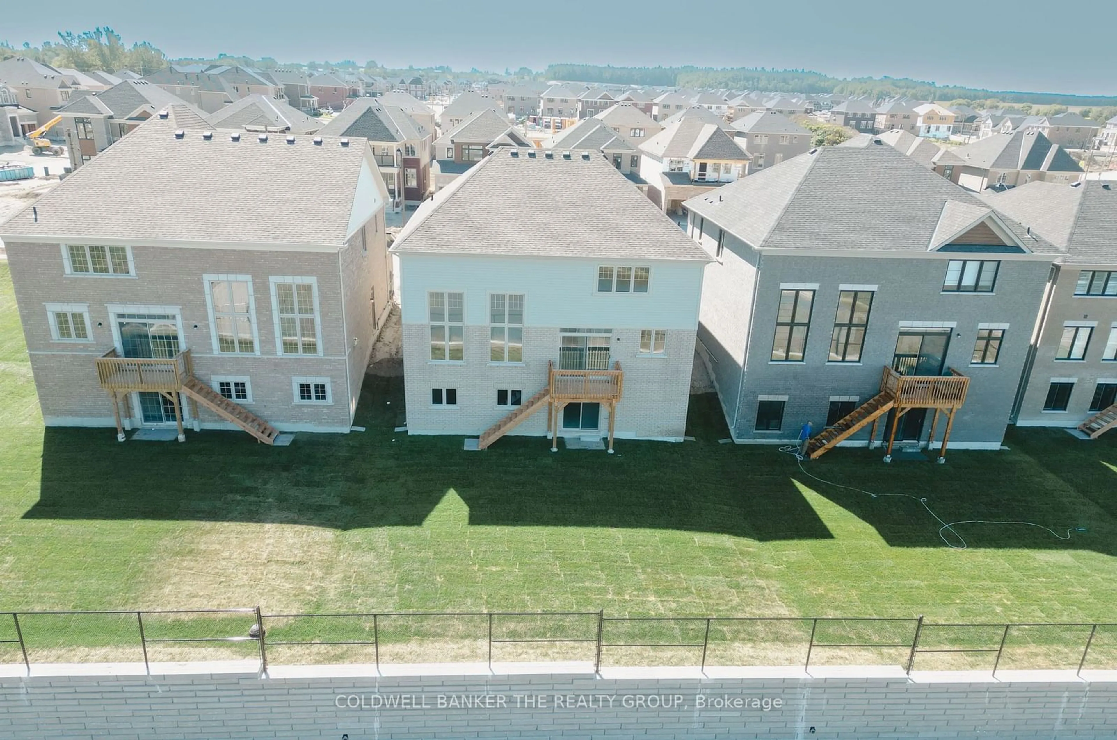 A pic from outside/outdoor area/front of a property/back of a property/a pic from drone, city buildings view from balcony for 119 Bluebird Blvd, Adjala-Tosorontio Ontario L0G 1W0