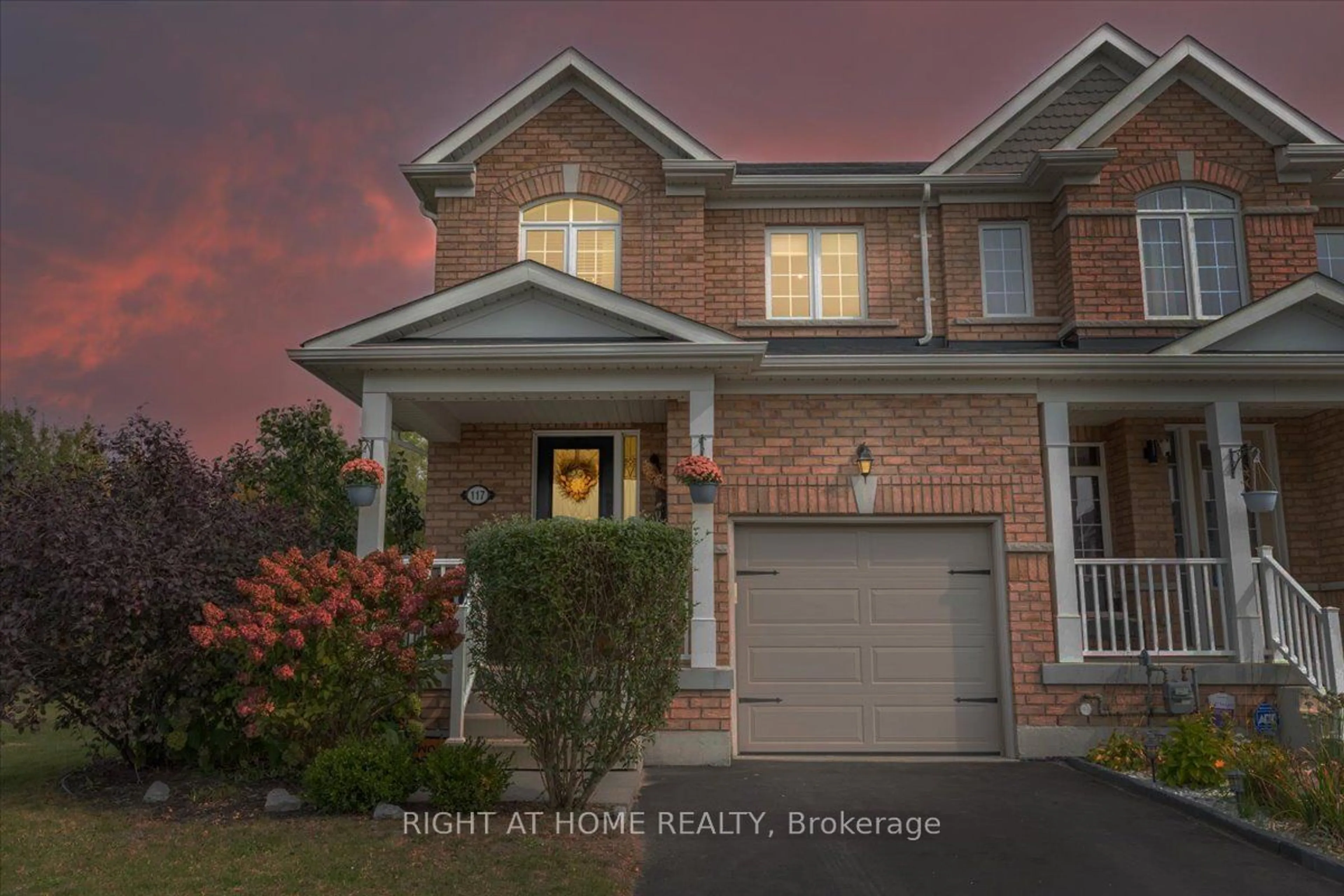 Home with brick exterior material, street for 117 Collier Cres, Essa Ontario L0M 1B5