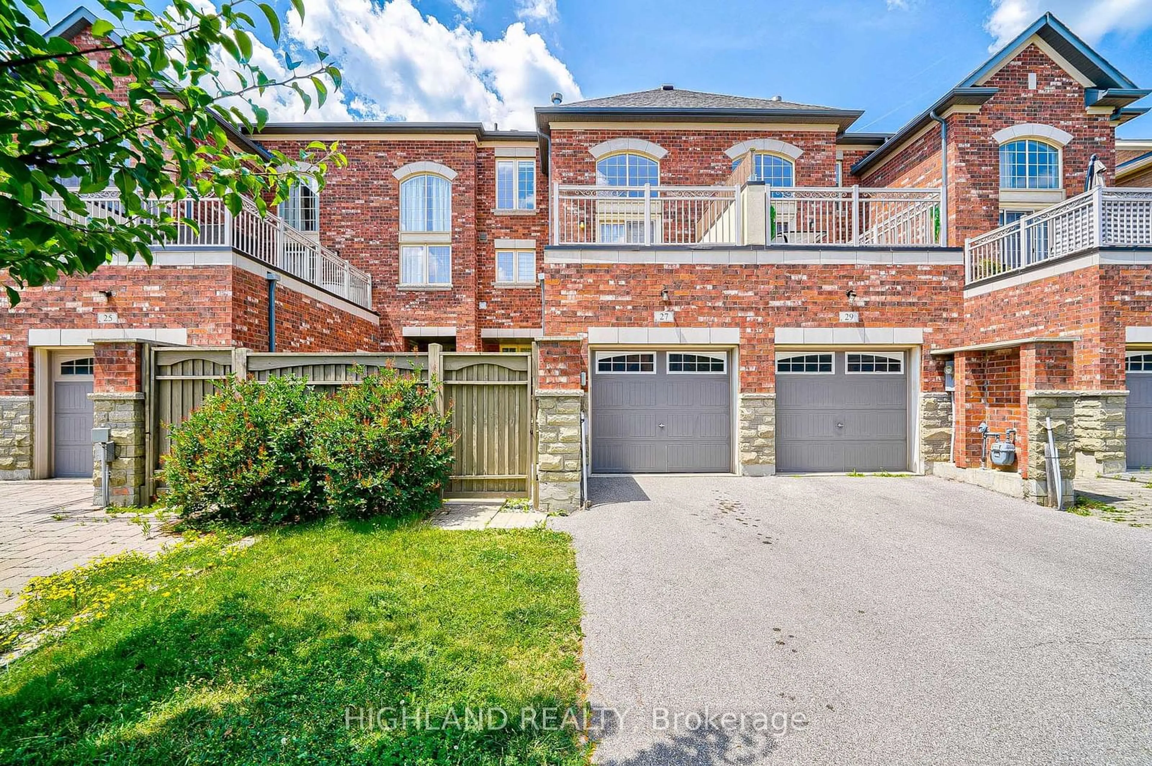 Home with brick exterior material, street for 27 Poetry Dr, Vaughan Ontario L4H 3P8