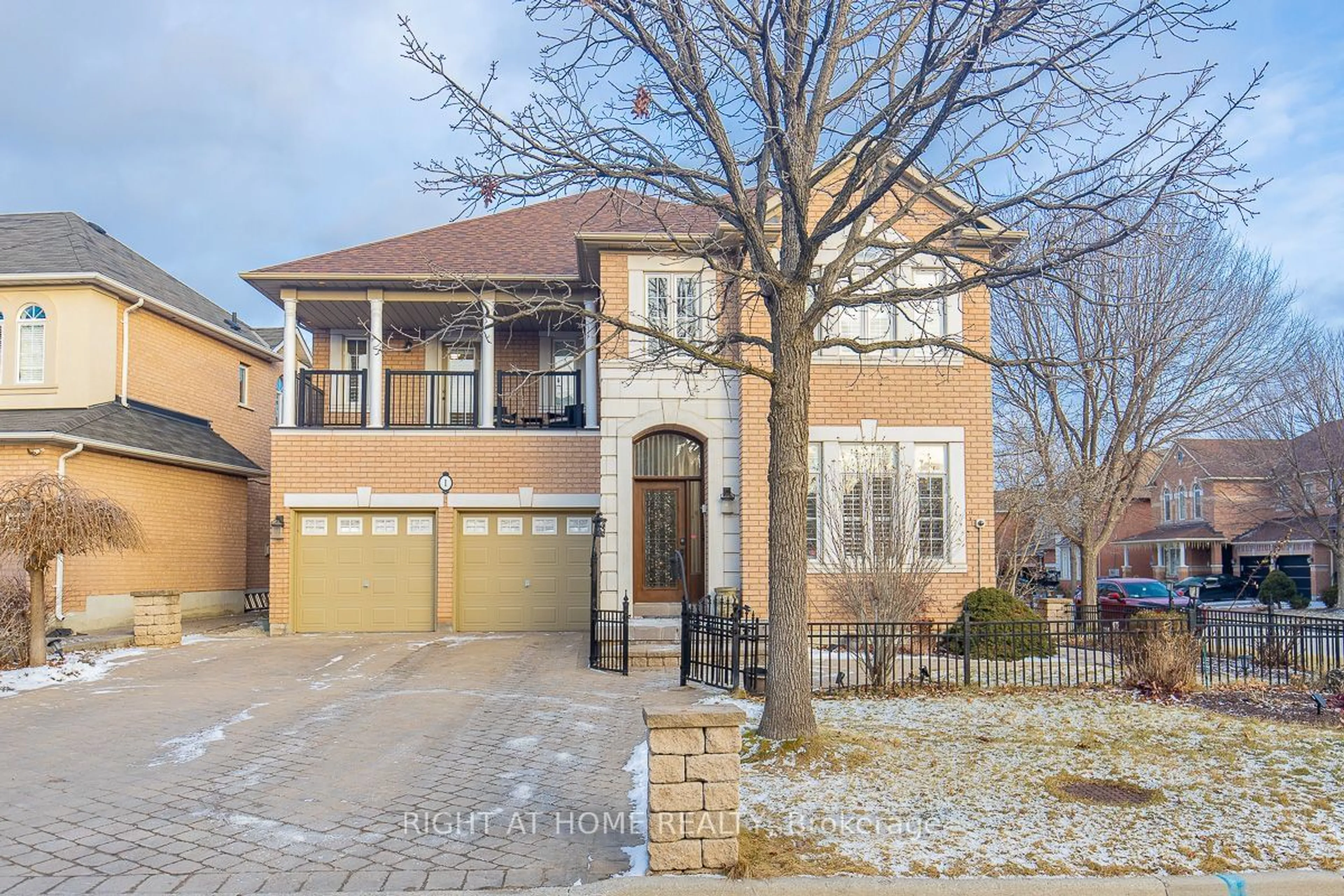 Home with brick exterior material, street for 1 Strasbourg Lane, Vaughan Ontario L4H 2X2