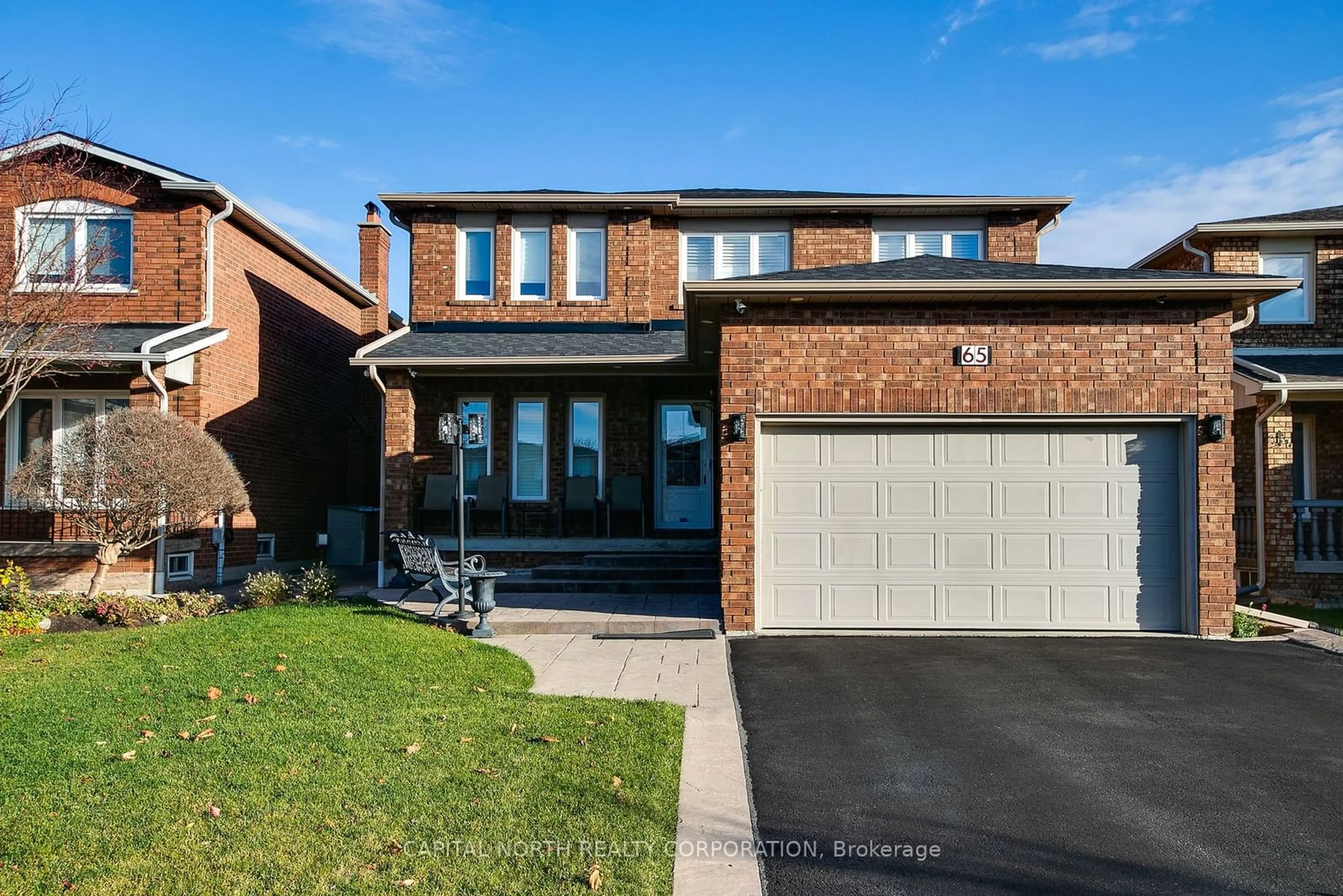 Home with brick exterior material, street for 65 Sherbourne Dr, Vaughan Ontario L6A 1H1