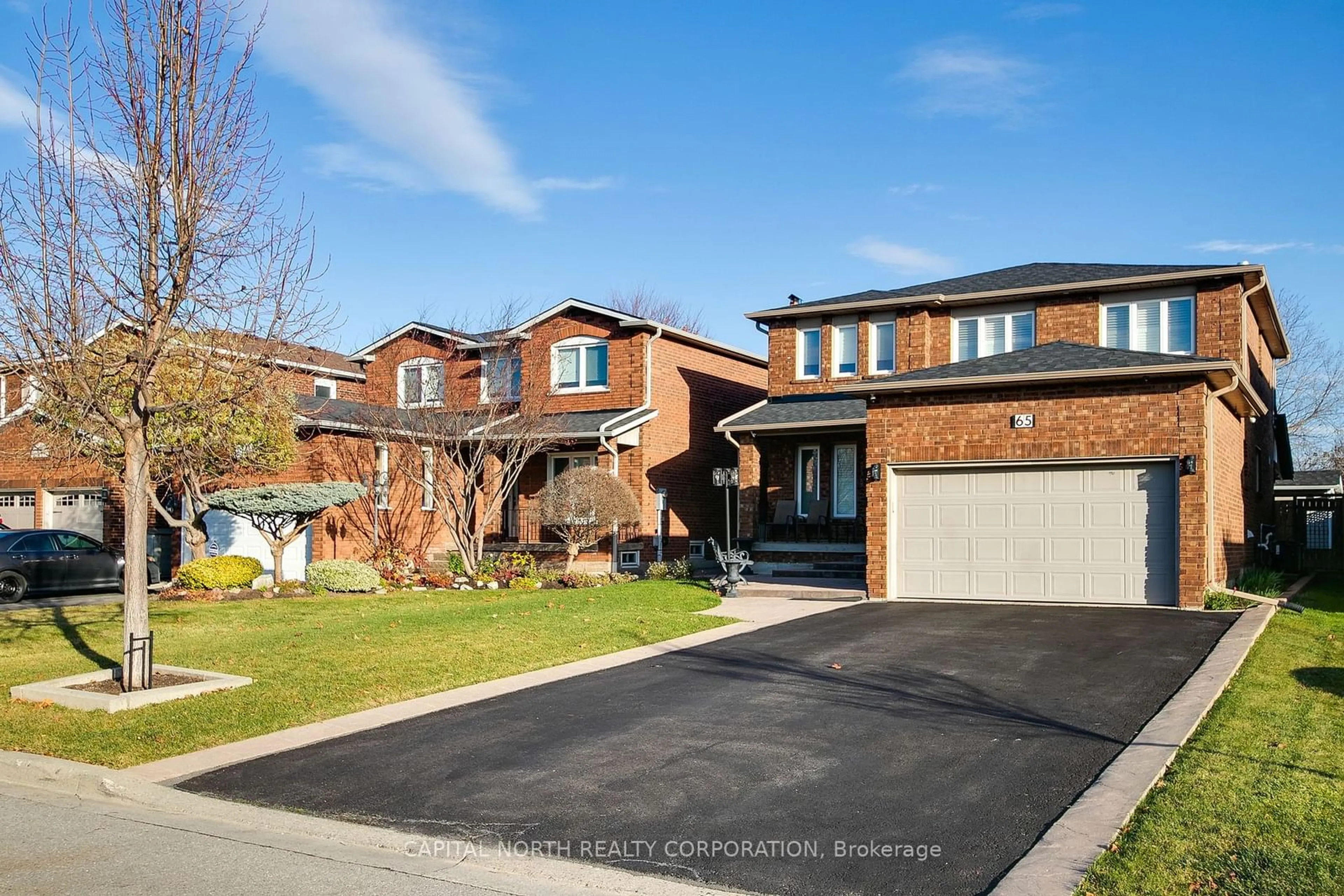 Home with brick exterior material, street for 65 Sherbourne Dr, Vaughan Ontario L6A 1H1