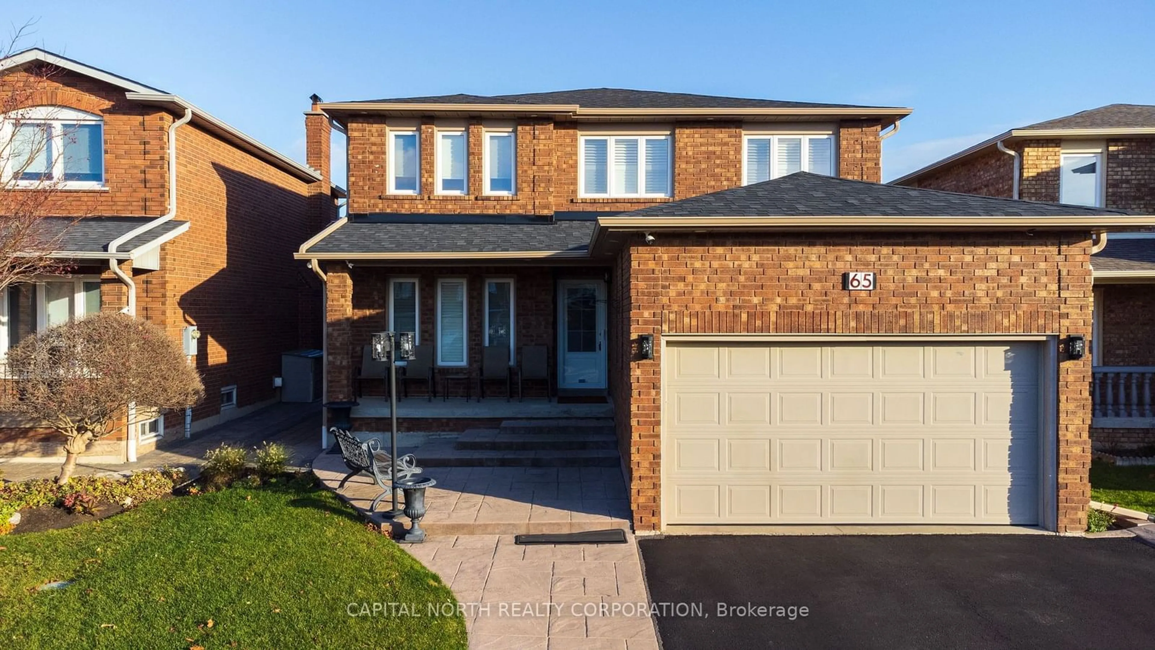 Home with brick exterior material, street for 65 Sherbourne Dr, Vaughan Ontario L6A 1H1