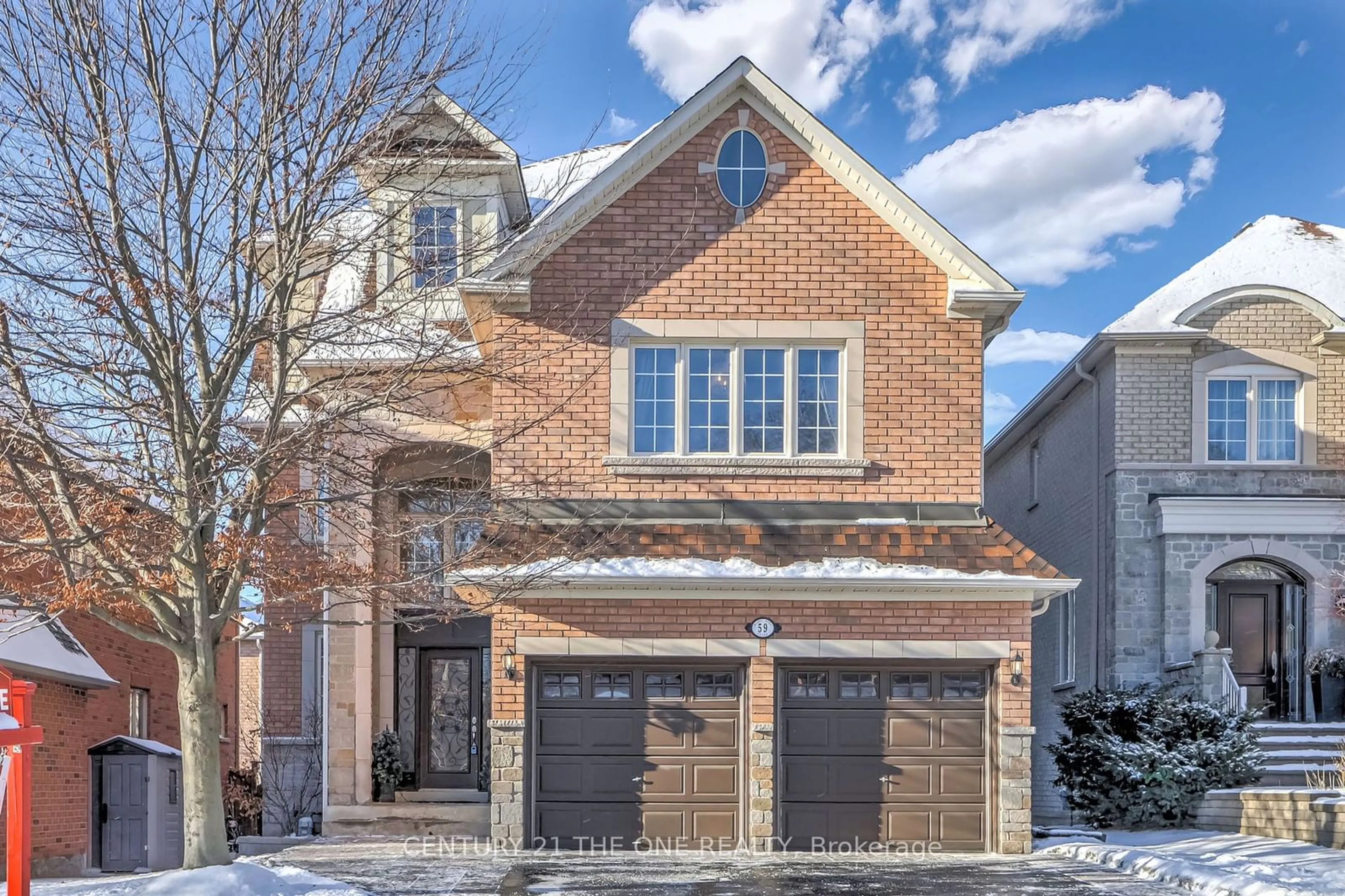 Home with brick exterior material, street for 59 Misty Well Dr, Richmond Hill Ontario L4E 4J6