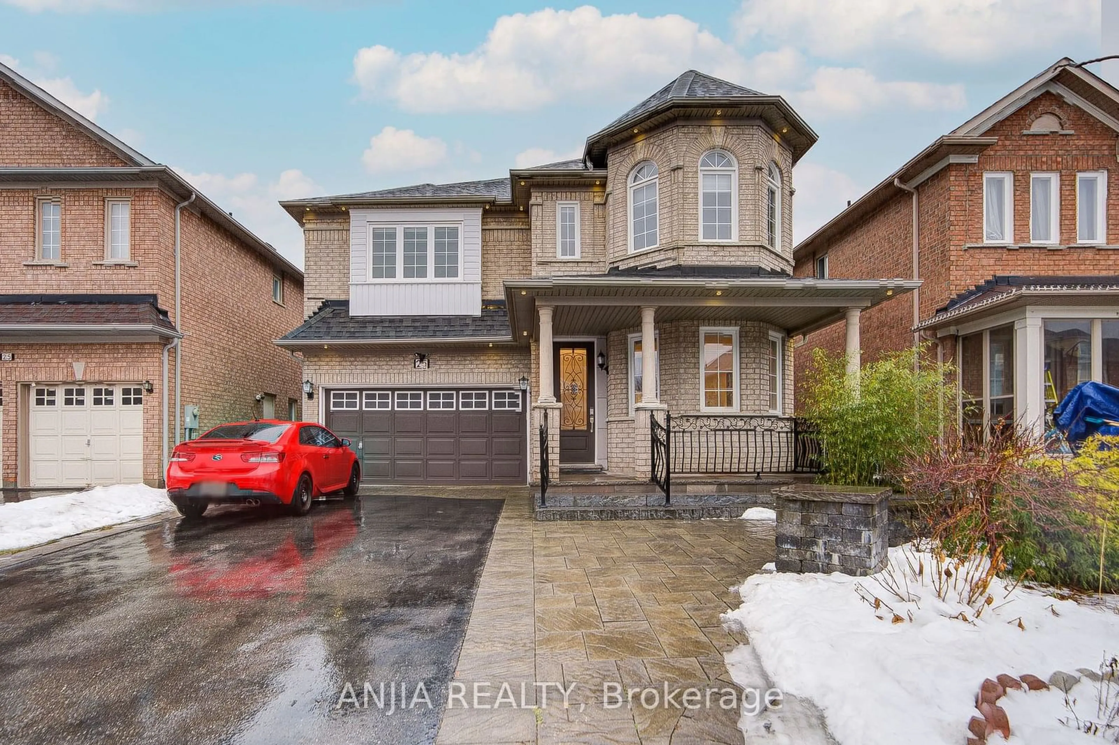 Home with brick exterior material, street for 23 Annina Cres, Markham Ontario L3R 4S4