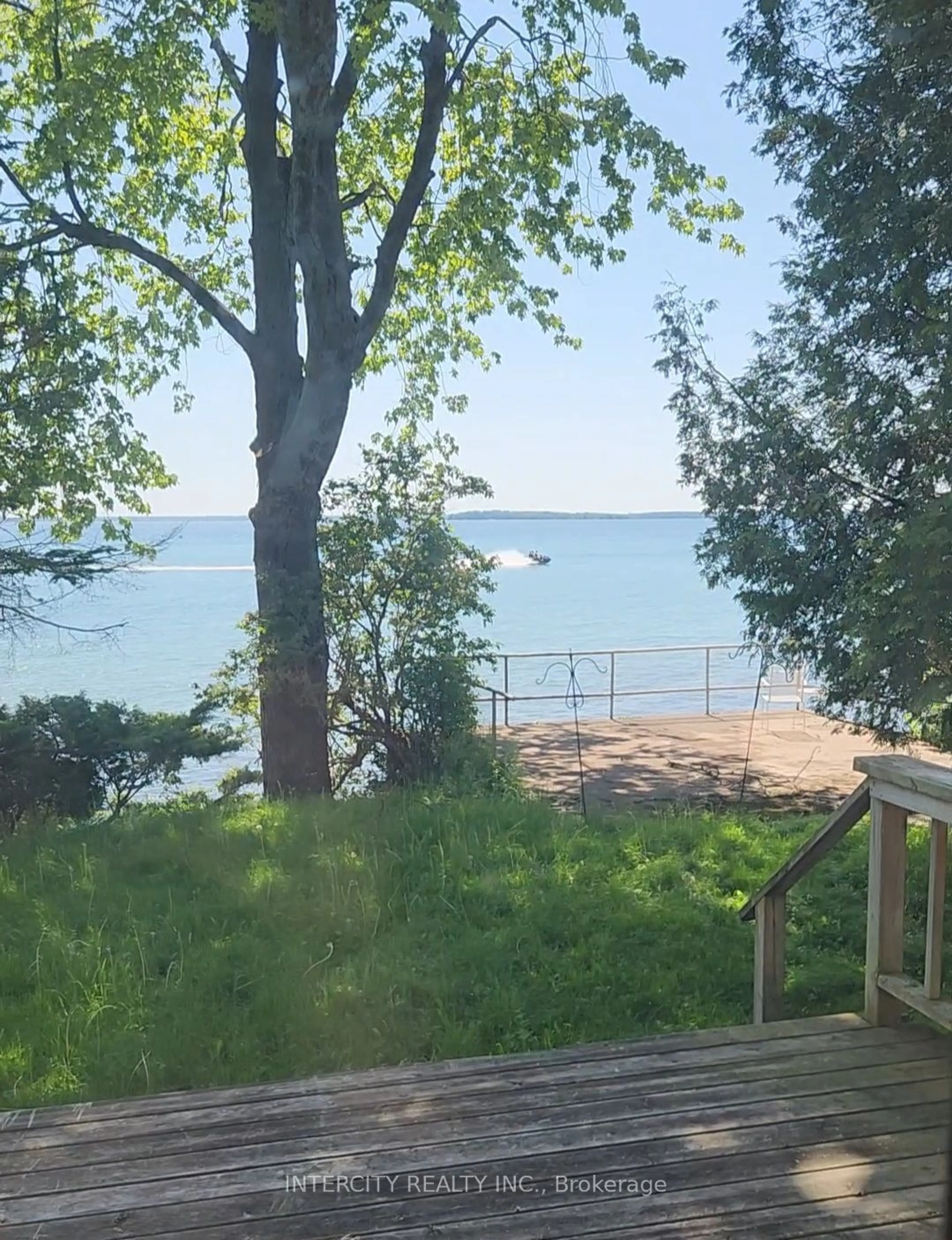 Patio, water/lake/river/ocean view for 3353 Crescent Harbour Rd, Innisfil Ontario L9S 2Y7