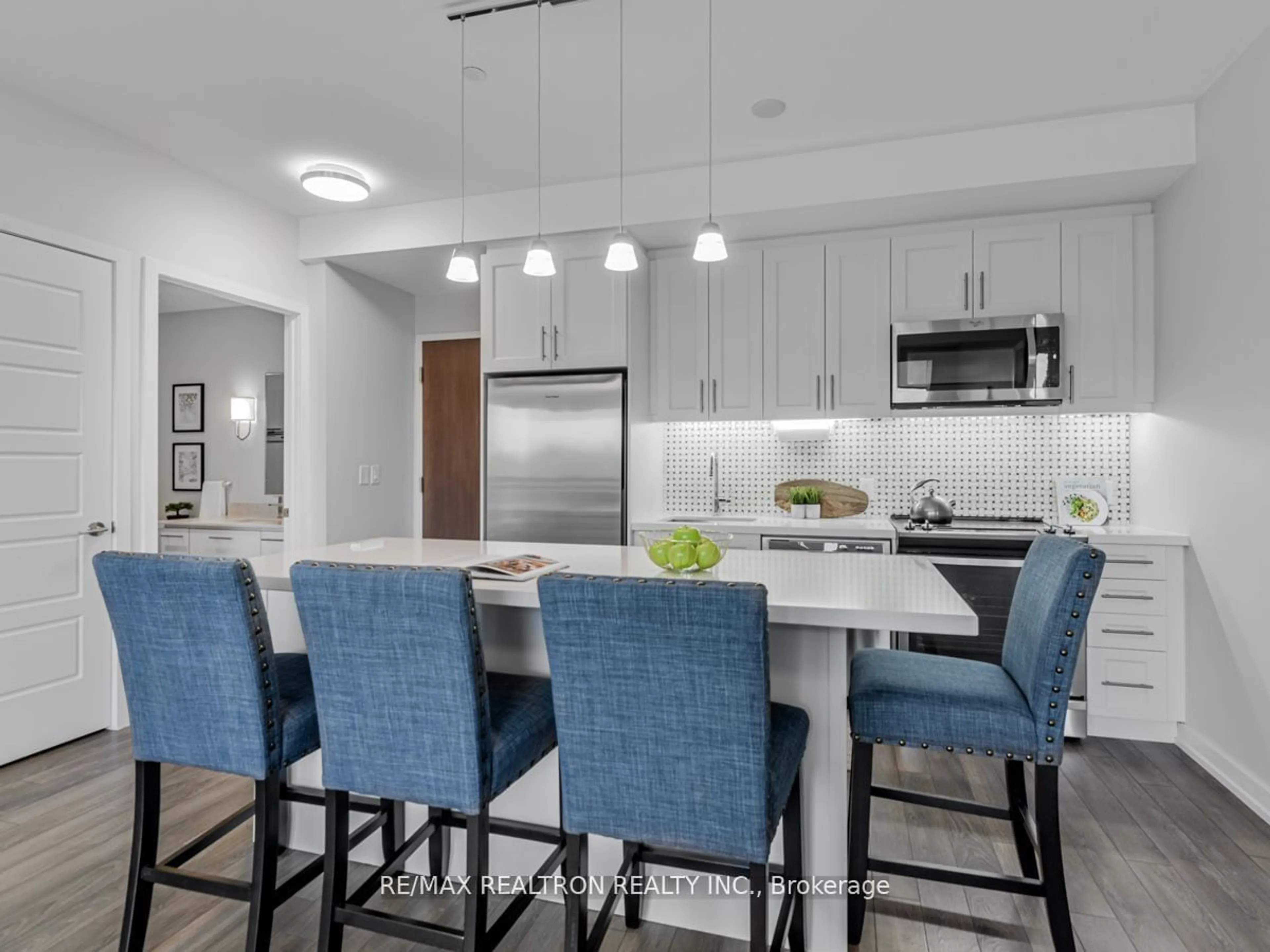 Open concept kitchen, unknown for 241 Sea Ray Ave #A414, Innisfil Ontario L9S 0L9