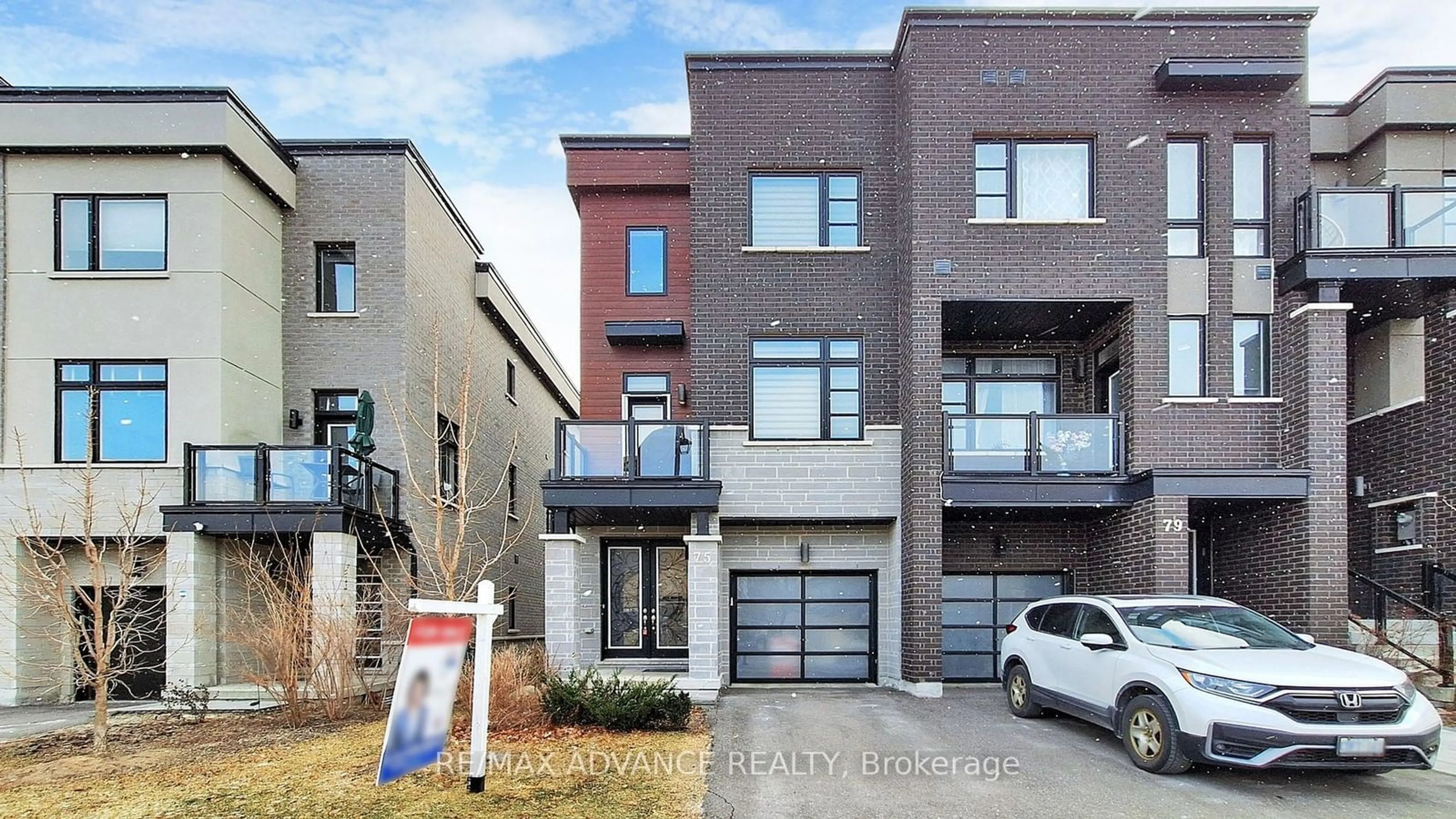 Home with brick exterior material, street for 75 Lebovic Campus Dr, Vaughan Ontario L6A 4J4