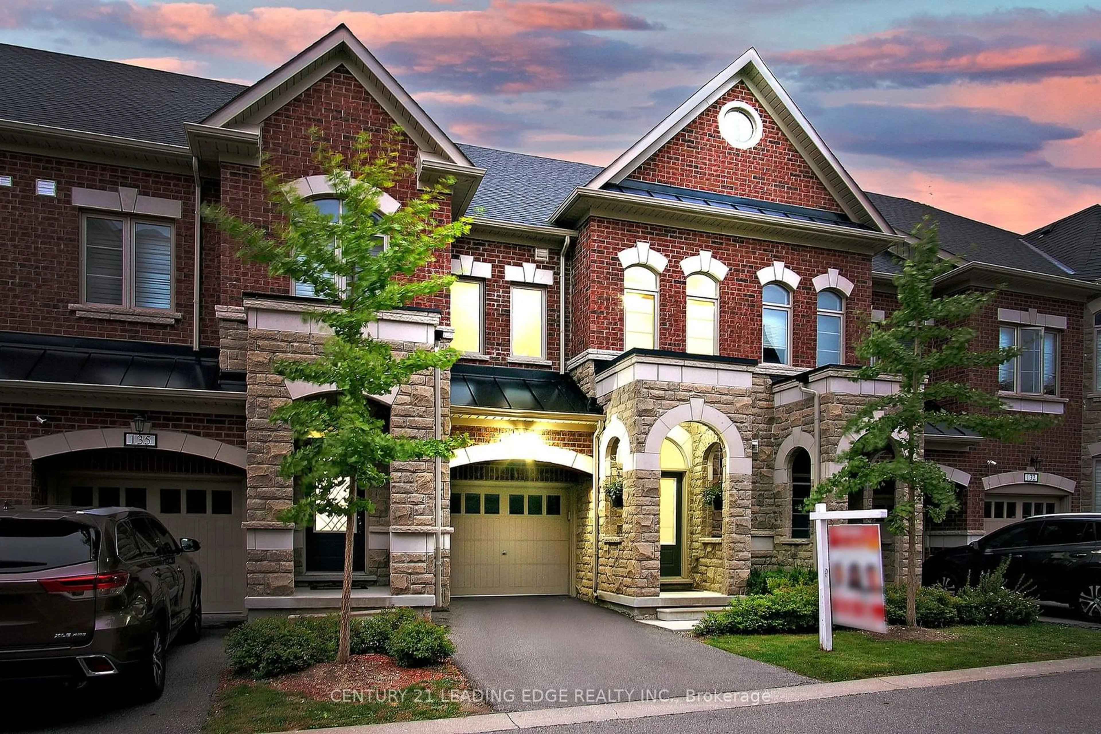 Home with brick exterior material, street for 1331 Major Mackenzie Dr #134, Vaughan Ontario L6A 4W4