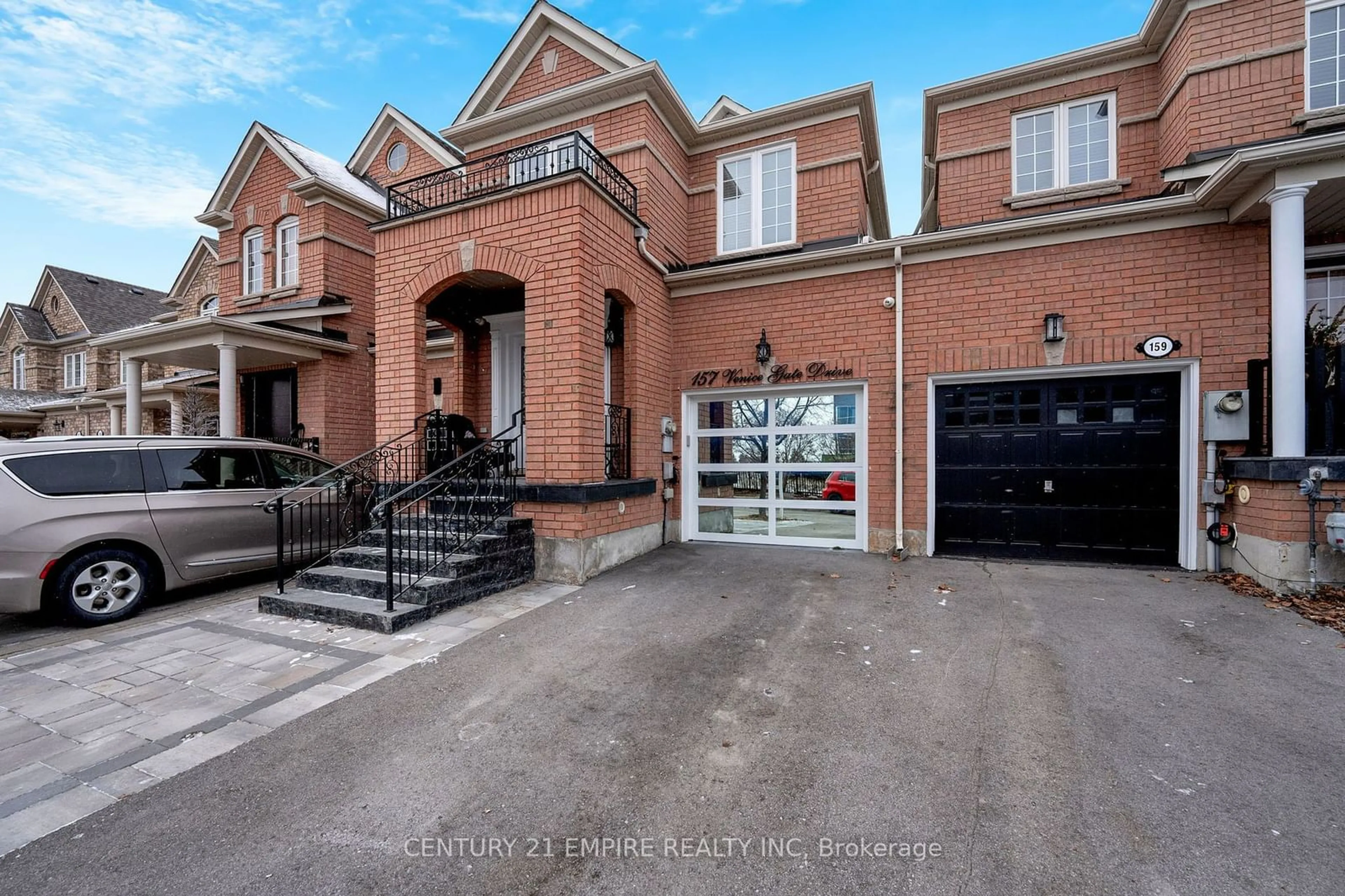 Home with brick exterior material, street for 157 Venice Gate Dr, Vaughan Ontario L4H 0E9