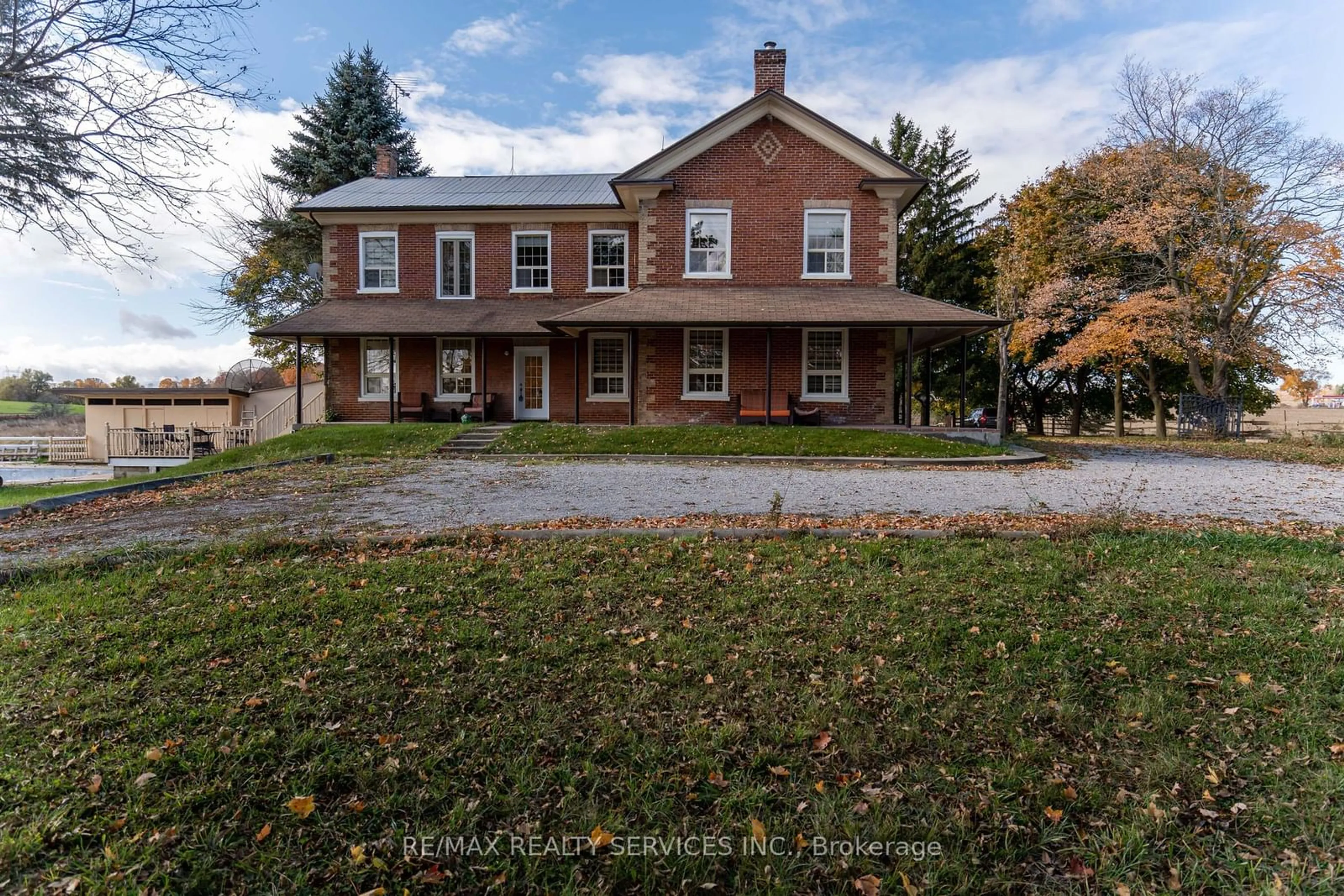 A pic from outside/outdoor area/front of a property/back of a property/a pic from drone, building for 17400 10th Conc, King Ontario L0G 1T0