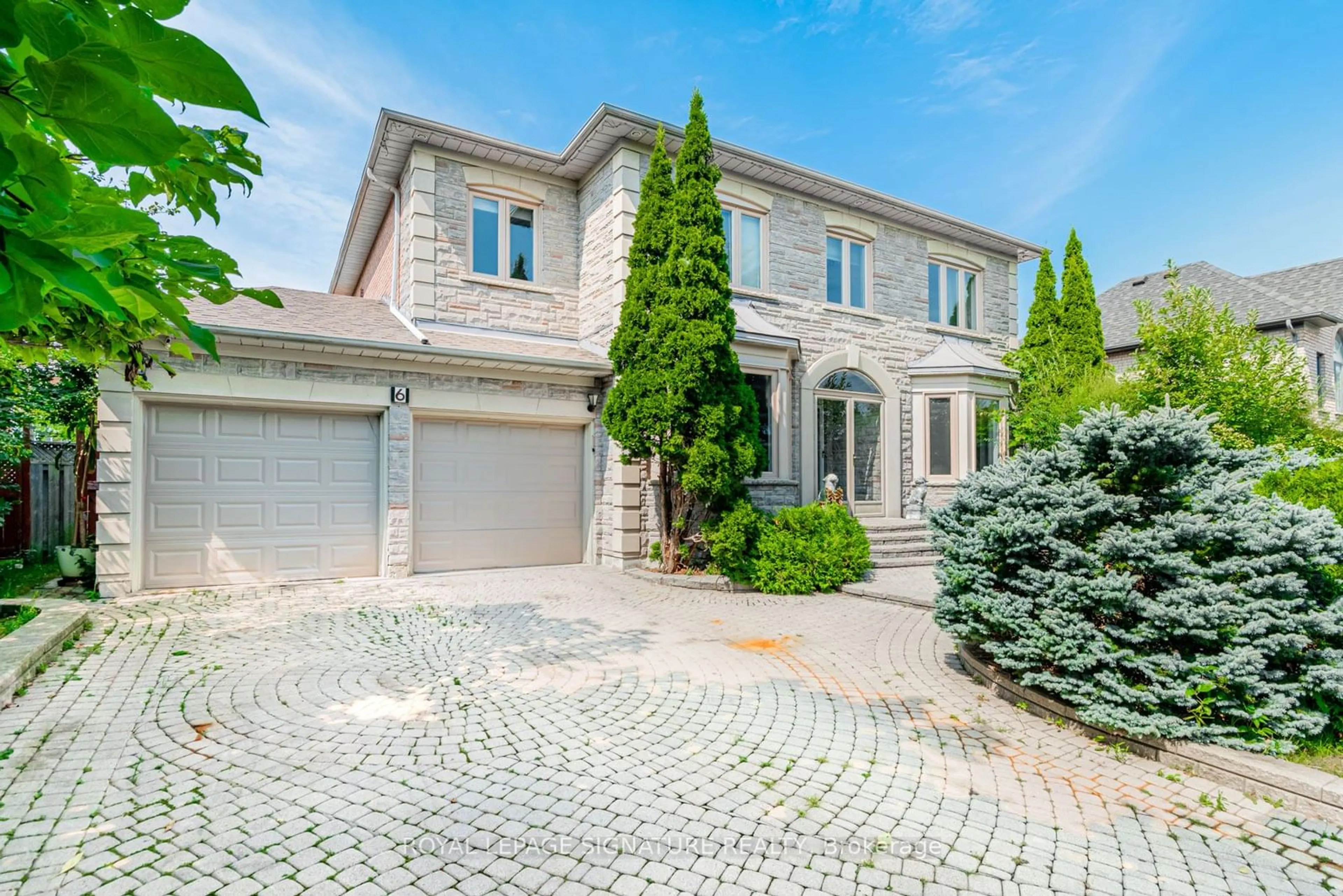 Home with brick exterior material, street for 6 Boxwood Cres, Markham Ontario L3S 3P7