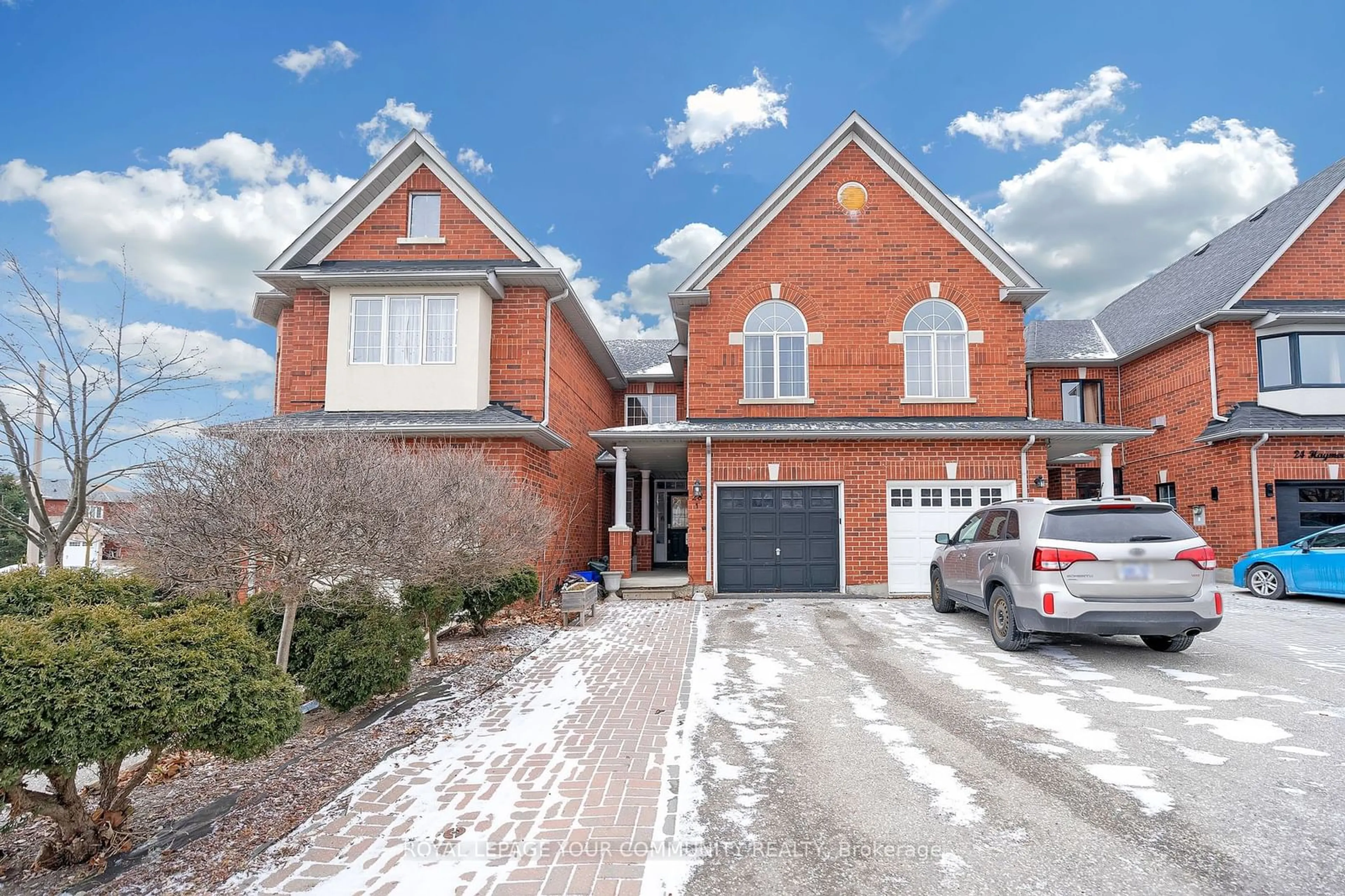 Home with brick exterior material, street for 28 Haymer Dr, Vaughan Ontario L6A 2L3