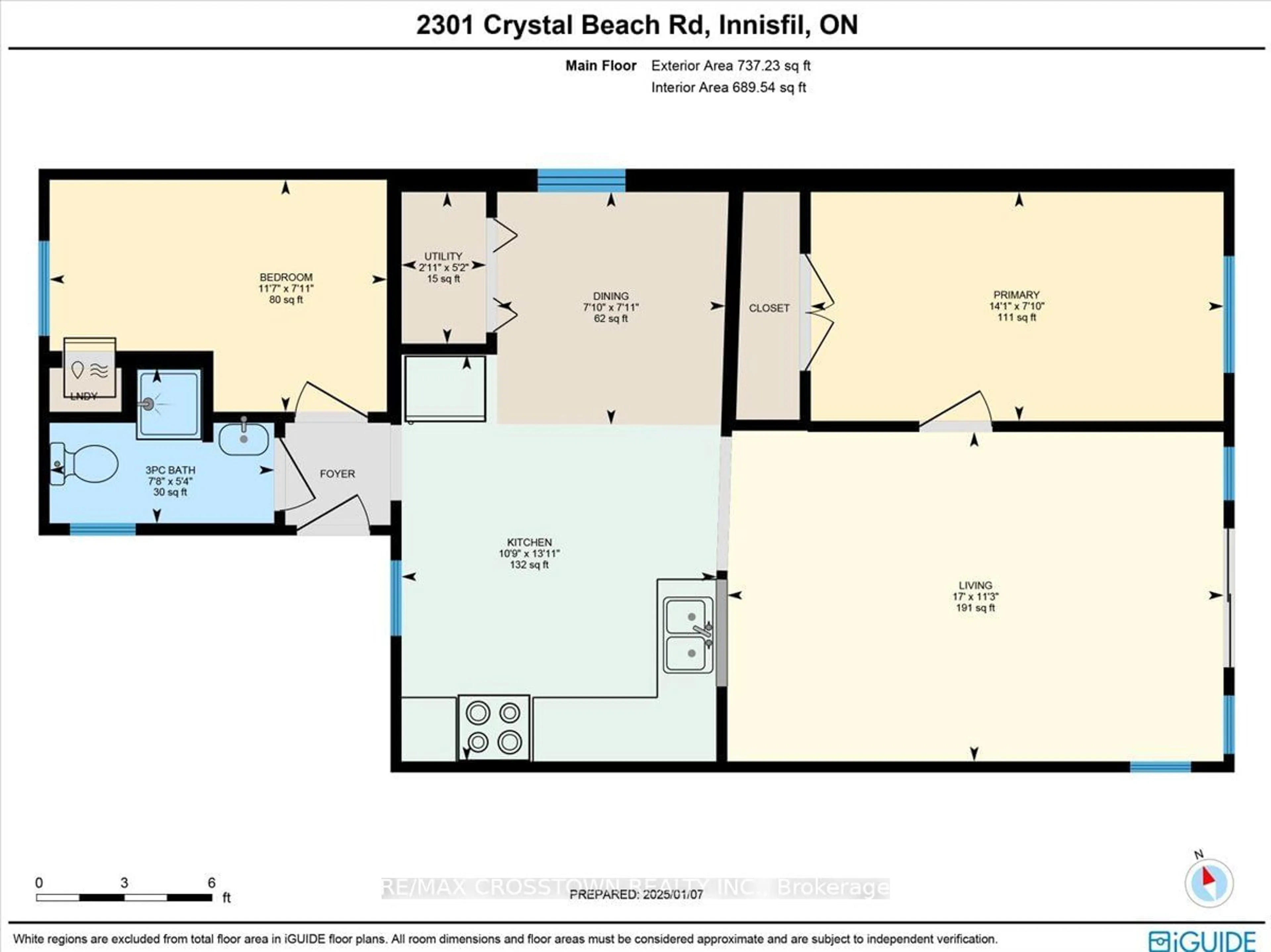 Floor plan for 2301 CRYSTAL BEACH Rd, Innisfil Ontario L9S 3W8