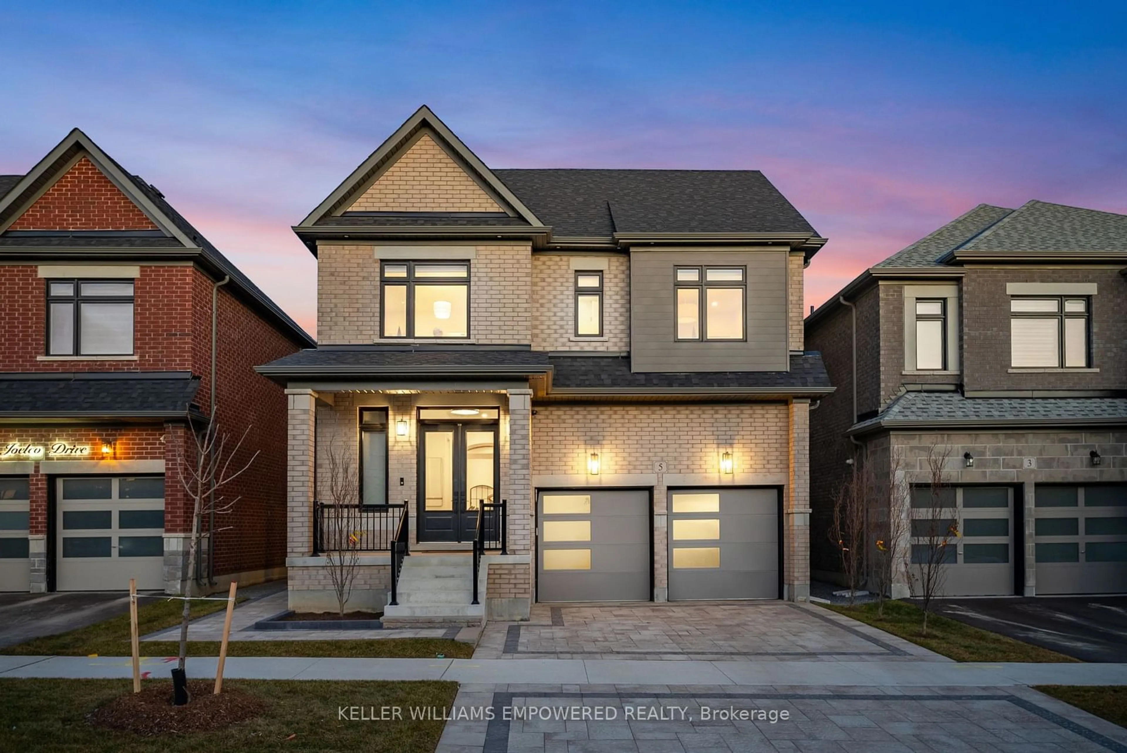 Home with brick exterior material, street for 5 Joelco Dr, Markham Ontario L3S 0G2