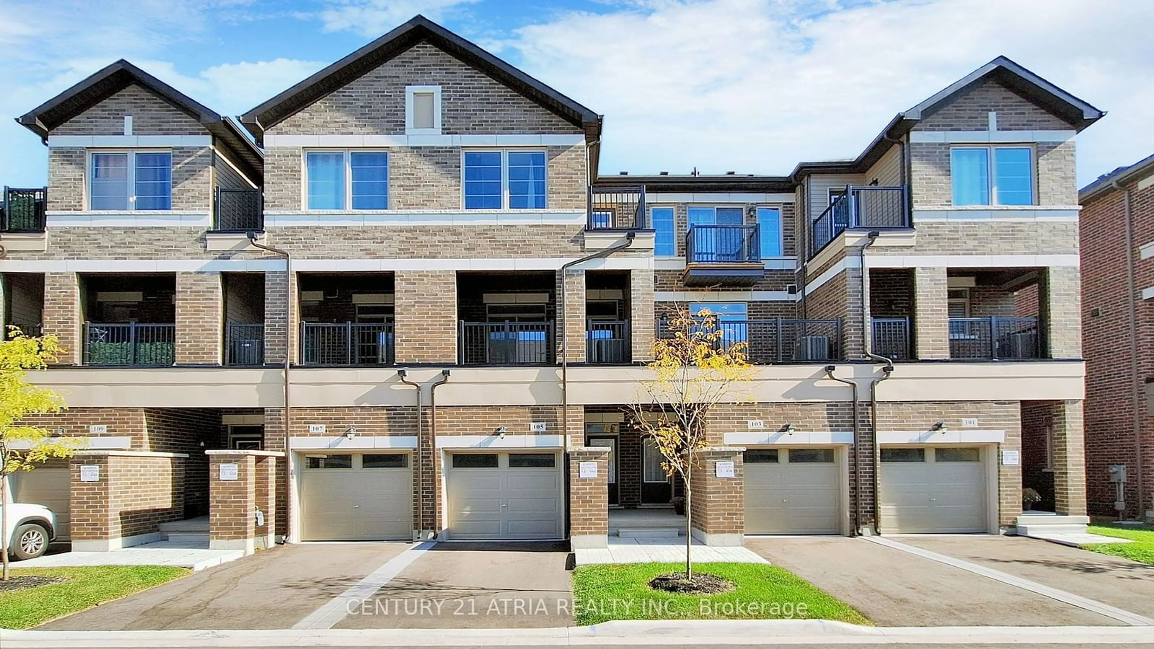 Home with brick exterior material, street for 105 Carneros Way, Markham Ontario L6B 1R2