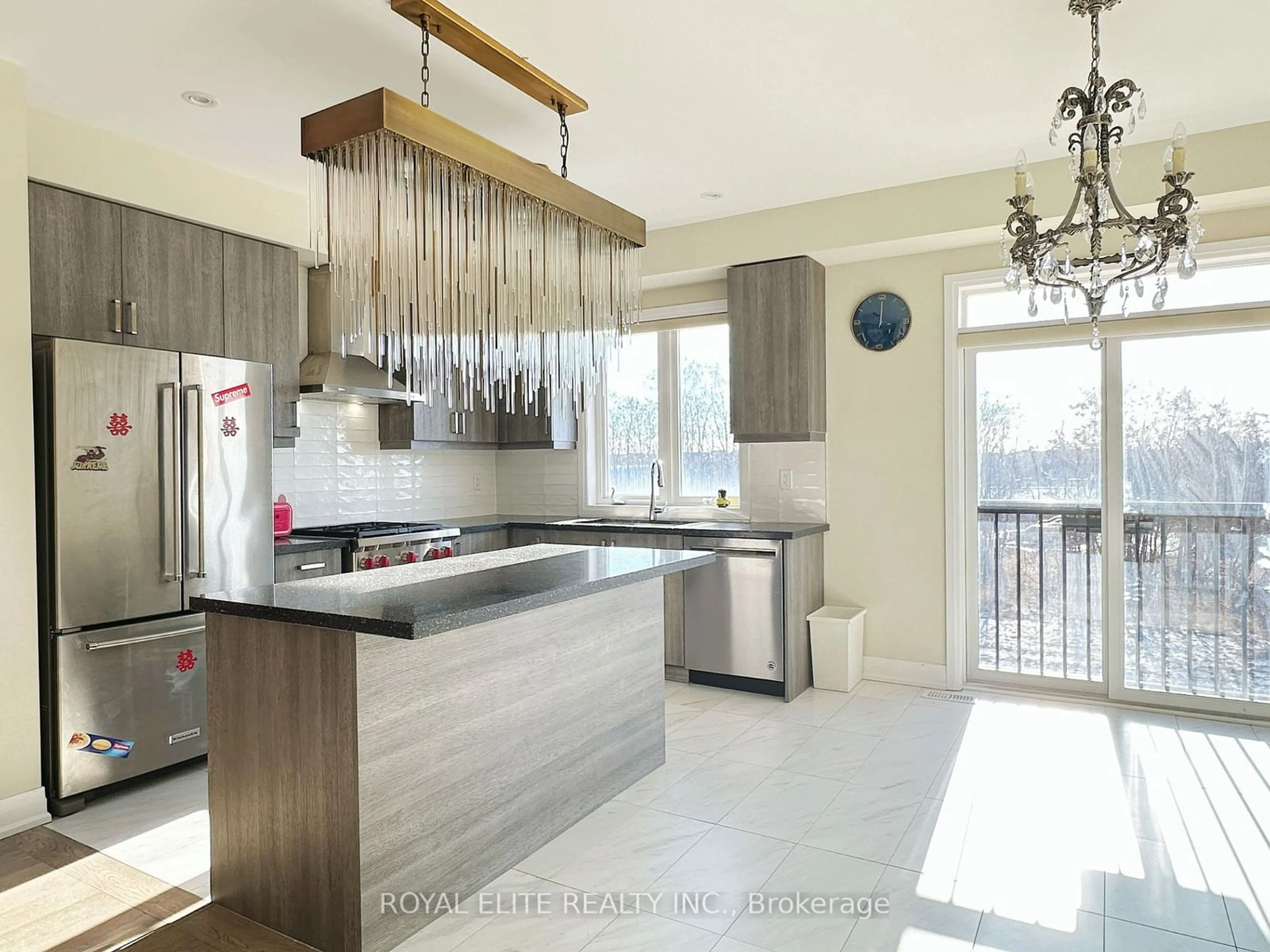 Contemporary kitchen, unknown for 13 Thomas Foster St, Markham Ontario L6C 0Z4