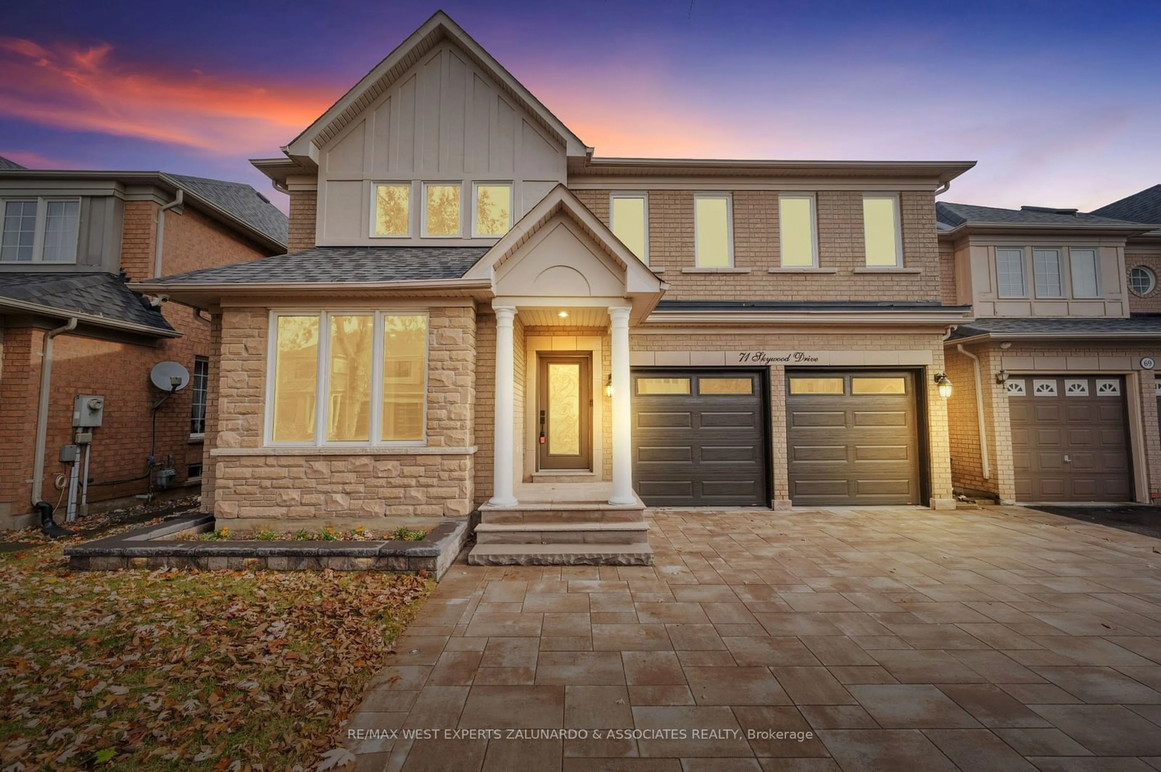 Home with brick exterior material, street for 71 Skywood Dr, Richmond Hill Ontario L4E 4L1