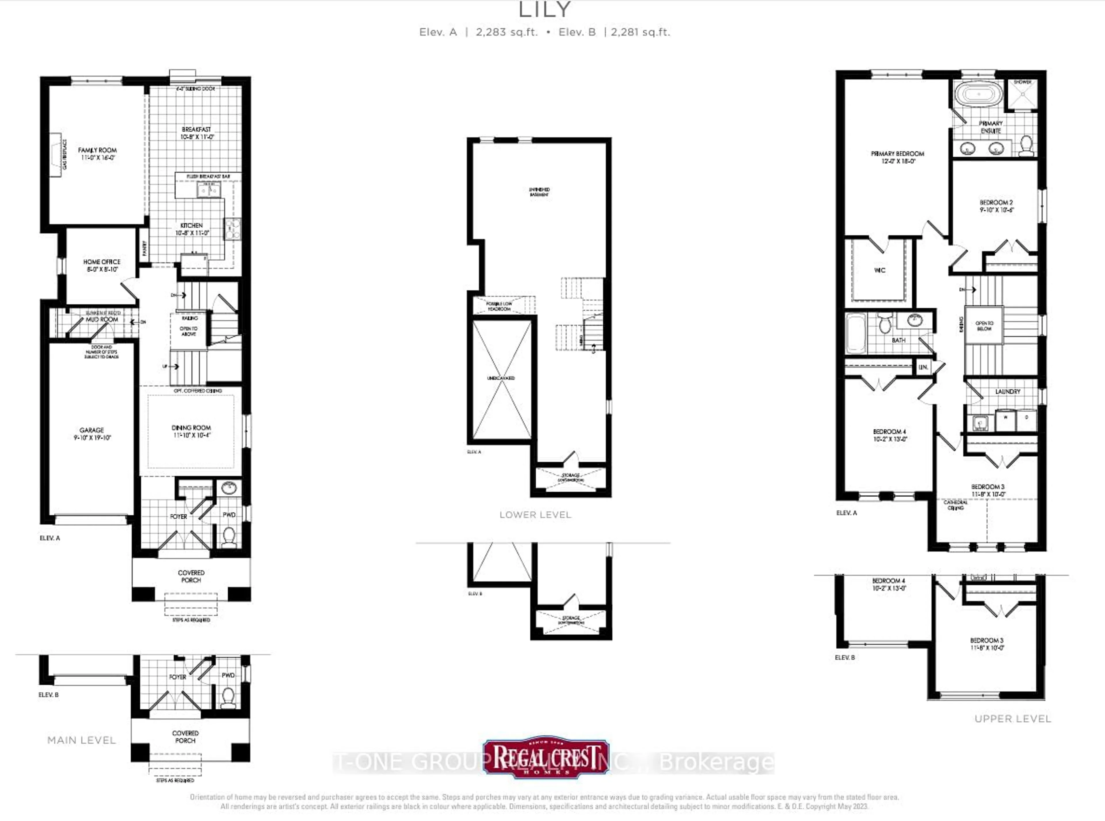 Floor plan for 217 Leslie Richards St, Markham Ontario L6C 1N3