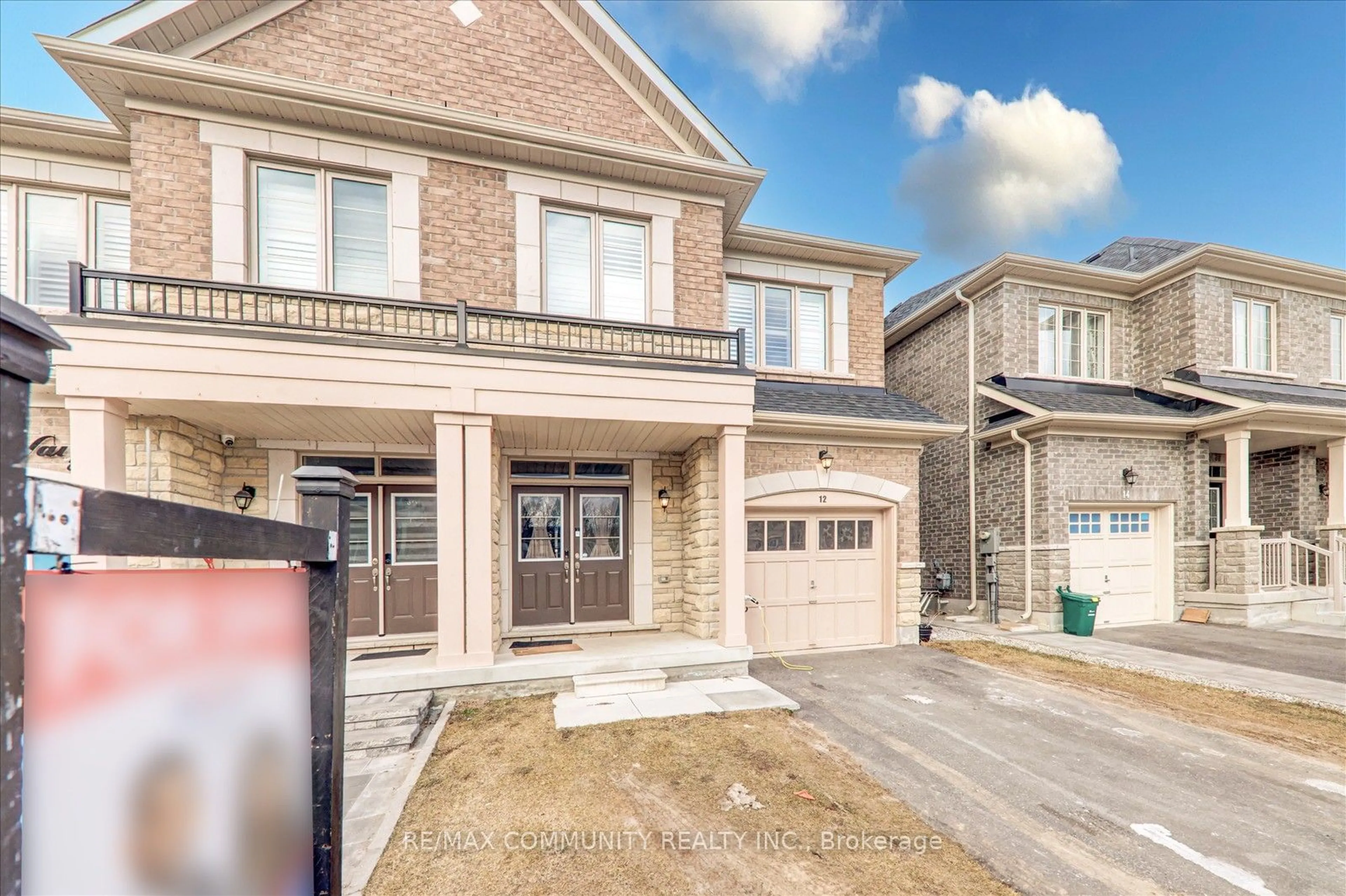 Home with brick exterior material, street for 12 Finley Way, Markham Ontario L3S 0E8