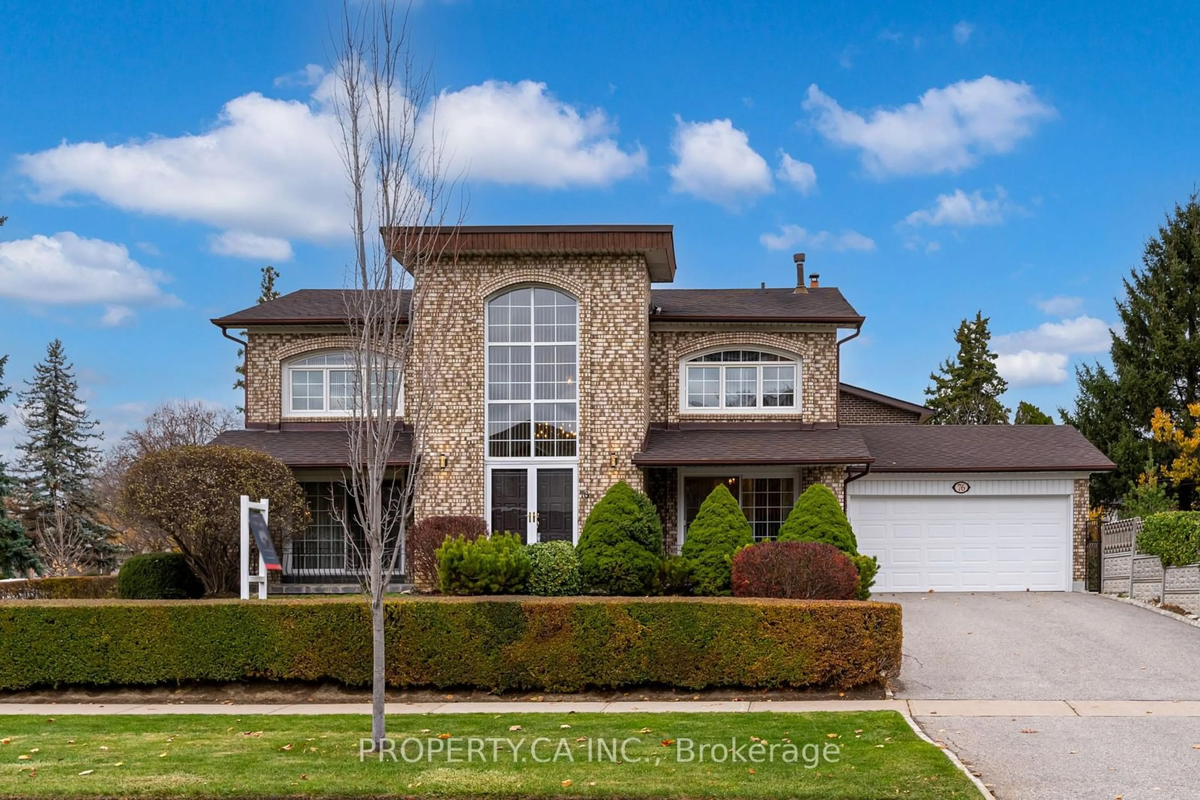 Home with brick exterior material, street for 76 Wigwoss Dr, Vaughan Ontario L4L 2R1