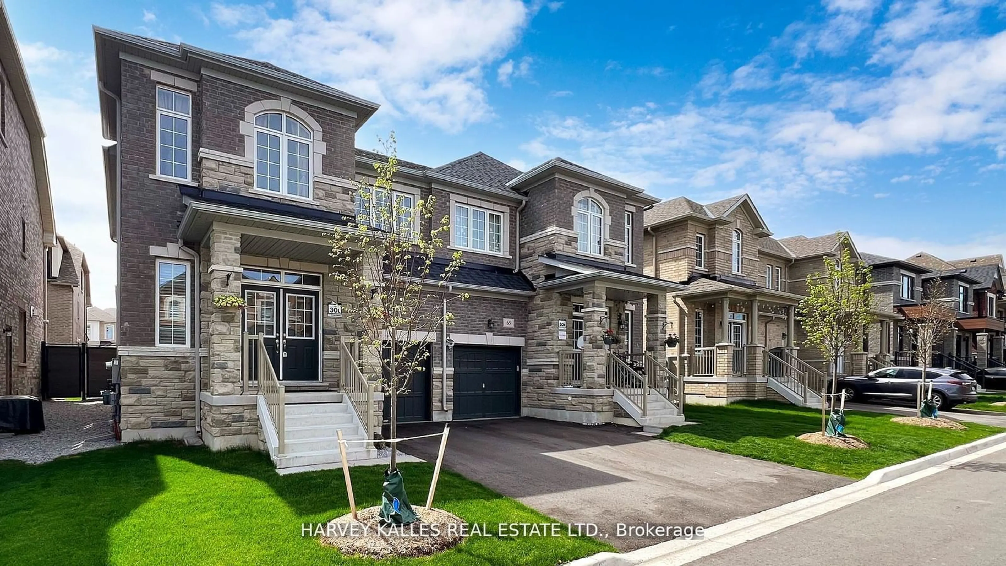 Home with brick exterior material, street for 67 Crofting Cres, Markham Ontario L6E 0W1