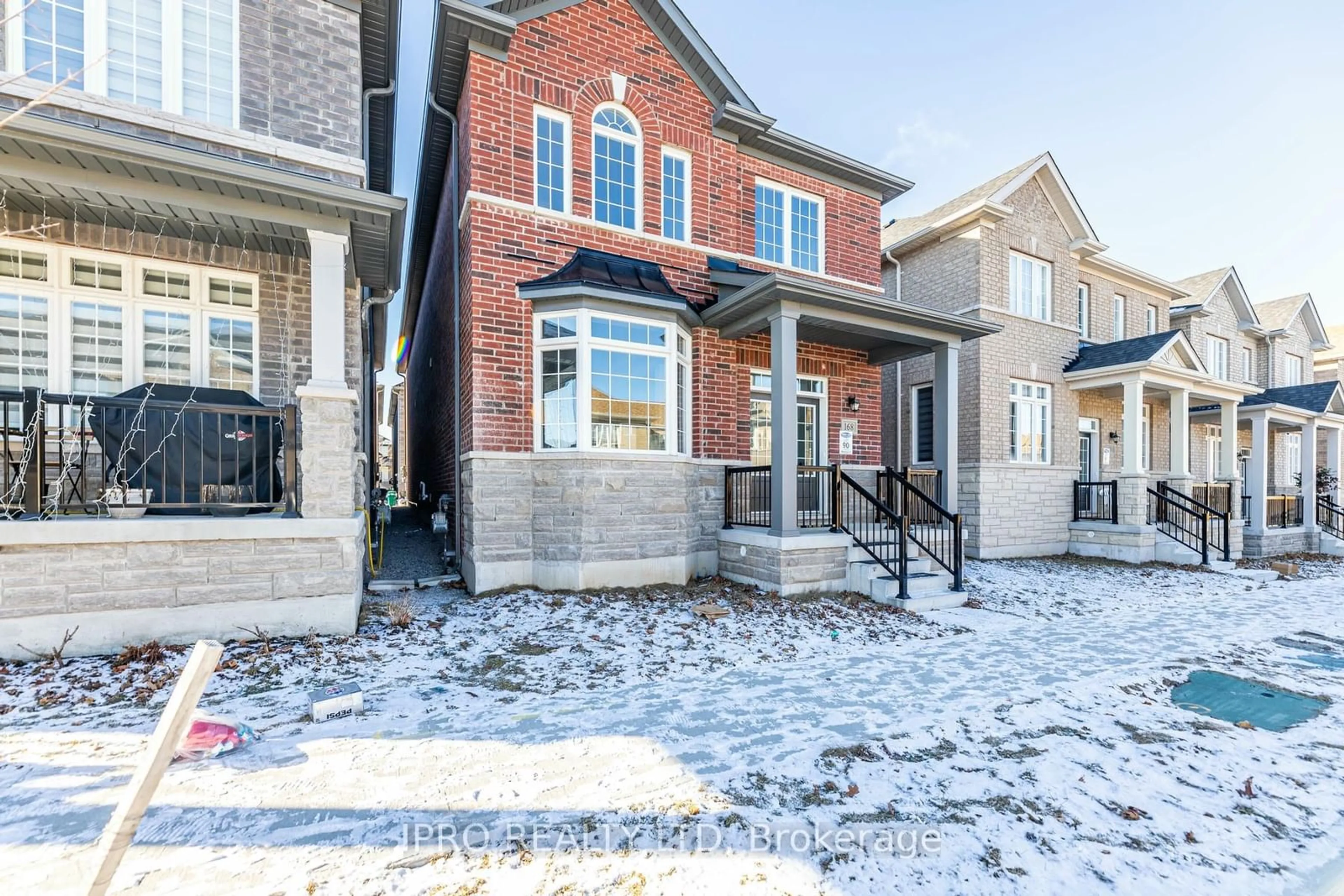 Home with brick exterior material, street for 168 Webb St, Markham Ontario L6B 0Z3