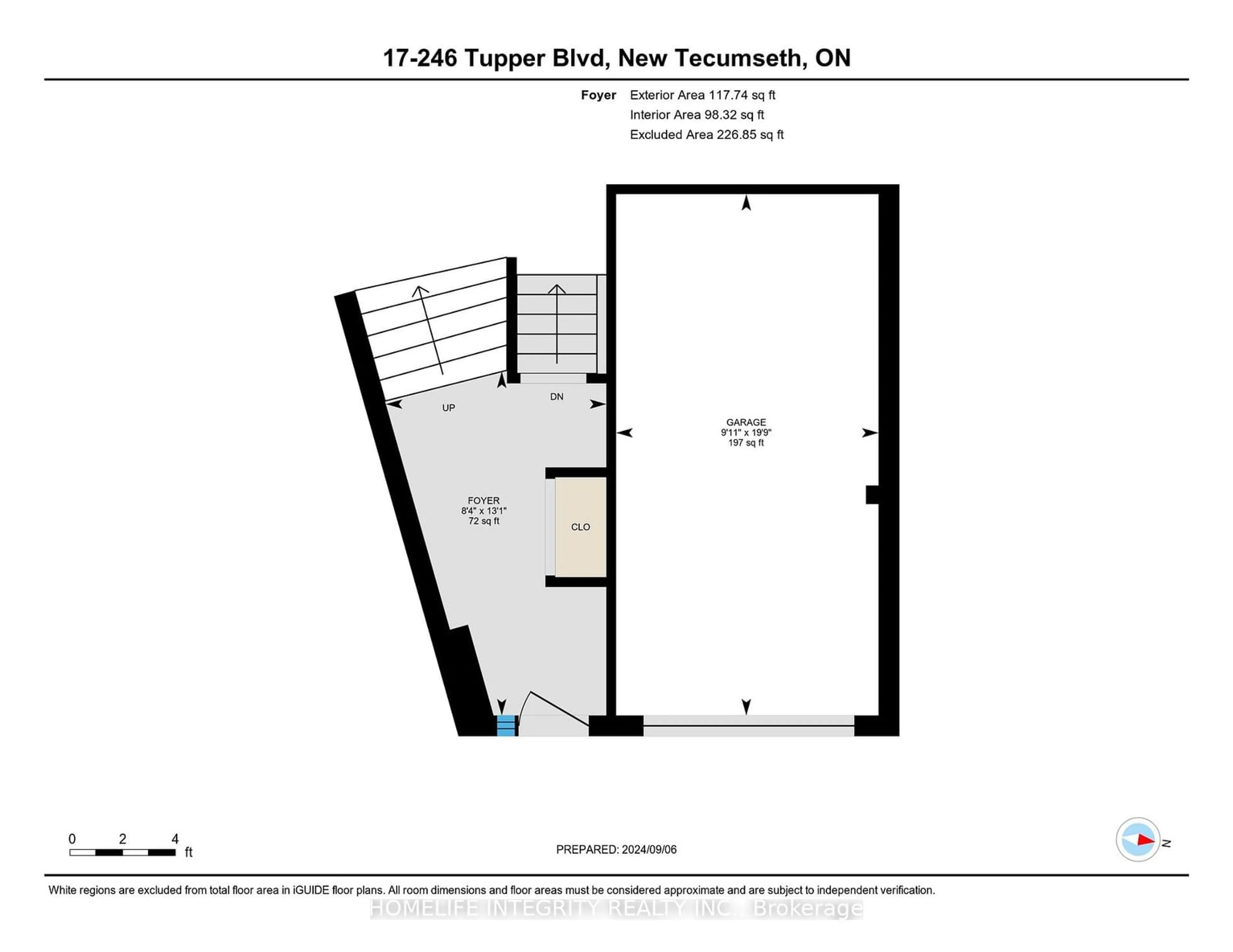 Floor plan for 246 Tupper Blvd #17, New Tecumseth Ontario L9R 1A9