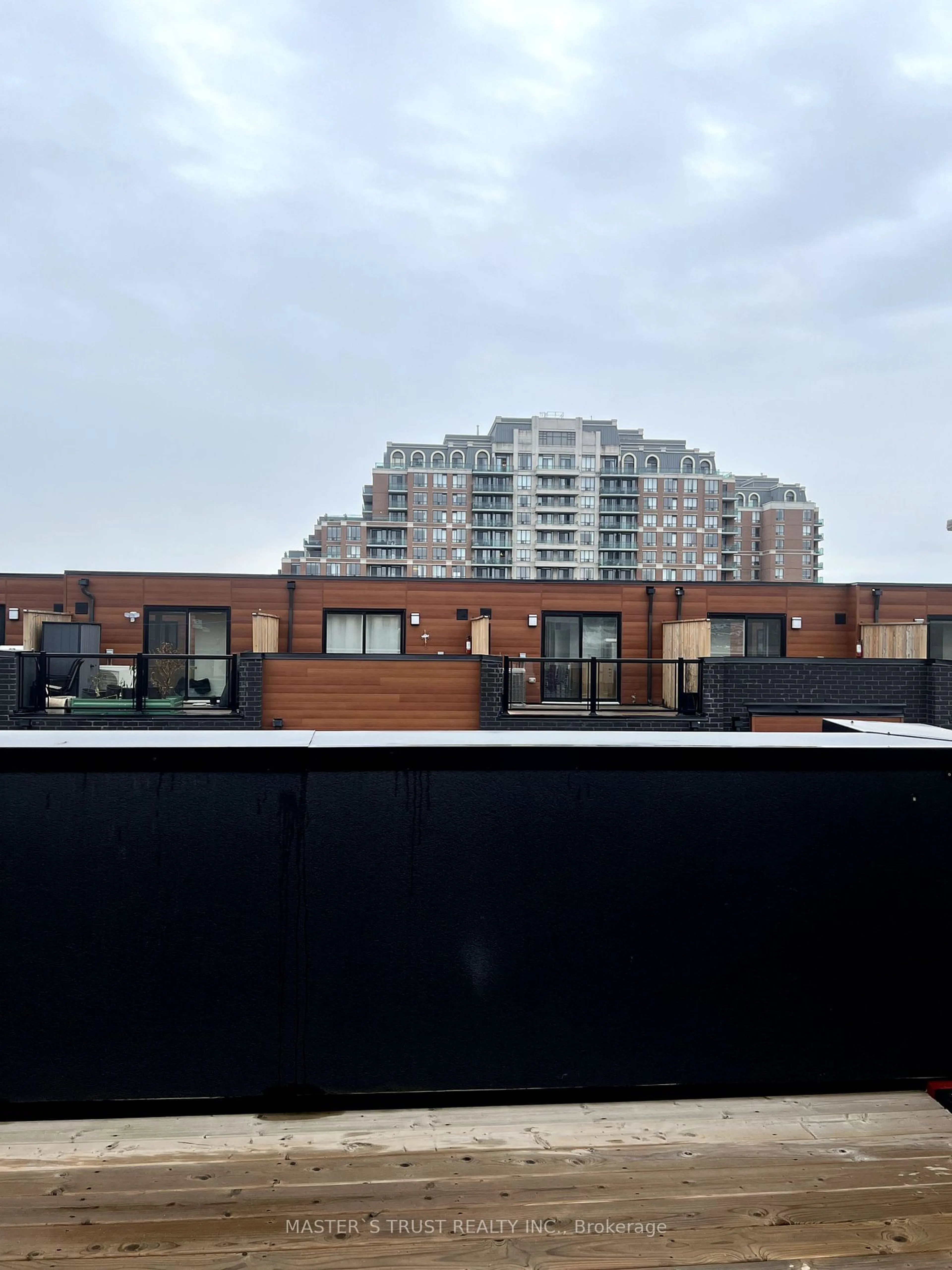 Balcony in the apartment, city buildings view from balcony for 370 C Red Maple Rd #69, Richmond Hill Ontario L4C 6P5