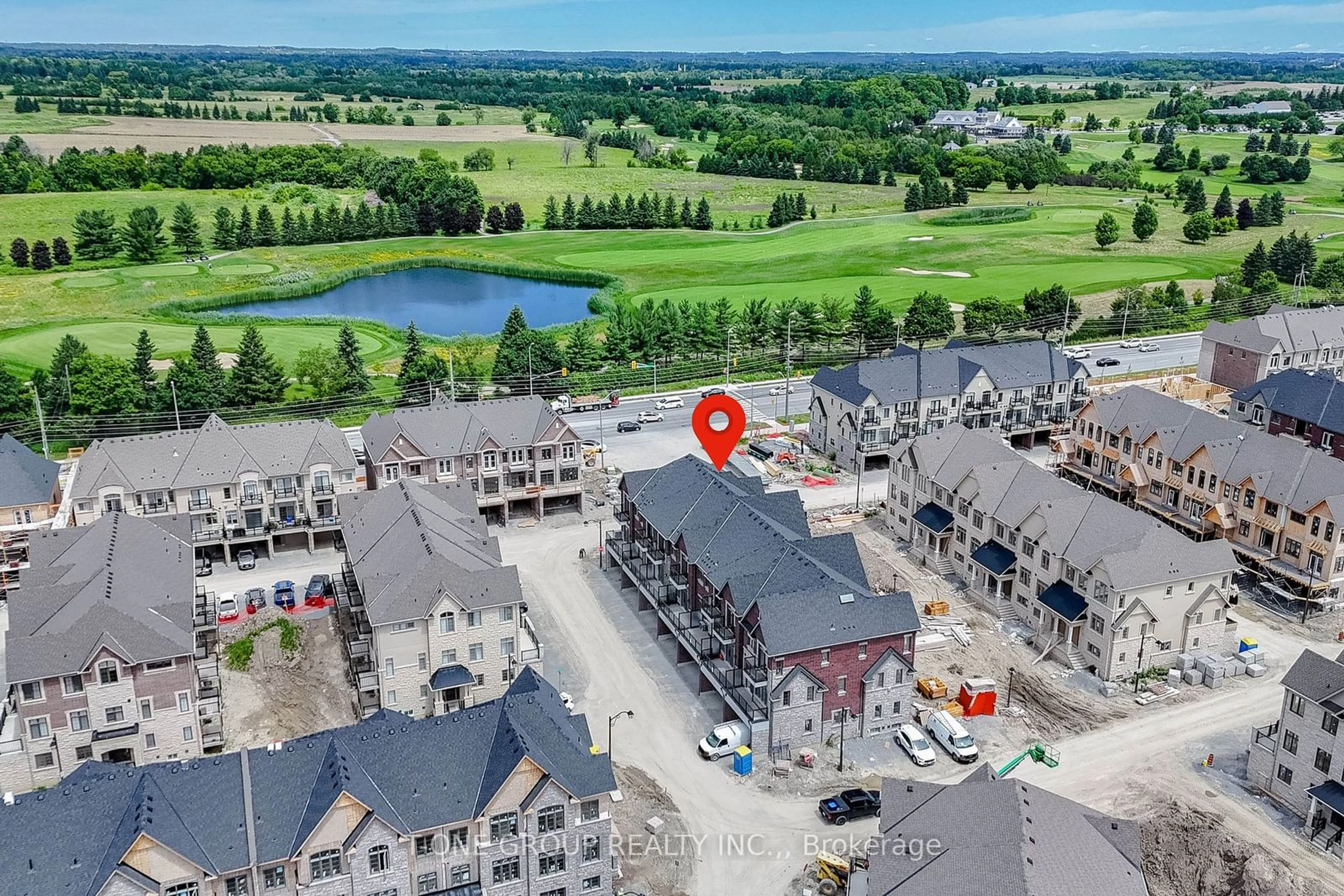 A pic from outside/outdoor area/front of a property/back of a property/a pic from drone, unknown for 3 Bright Terrace Way, Markham Ontario L6C 3L5