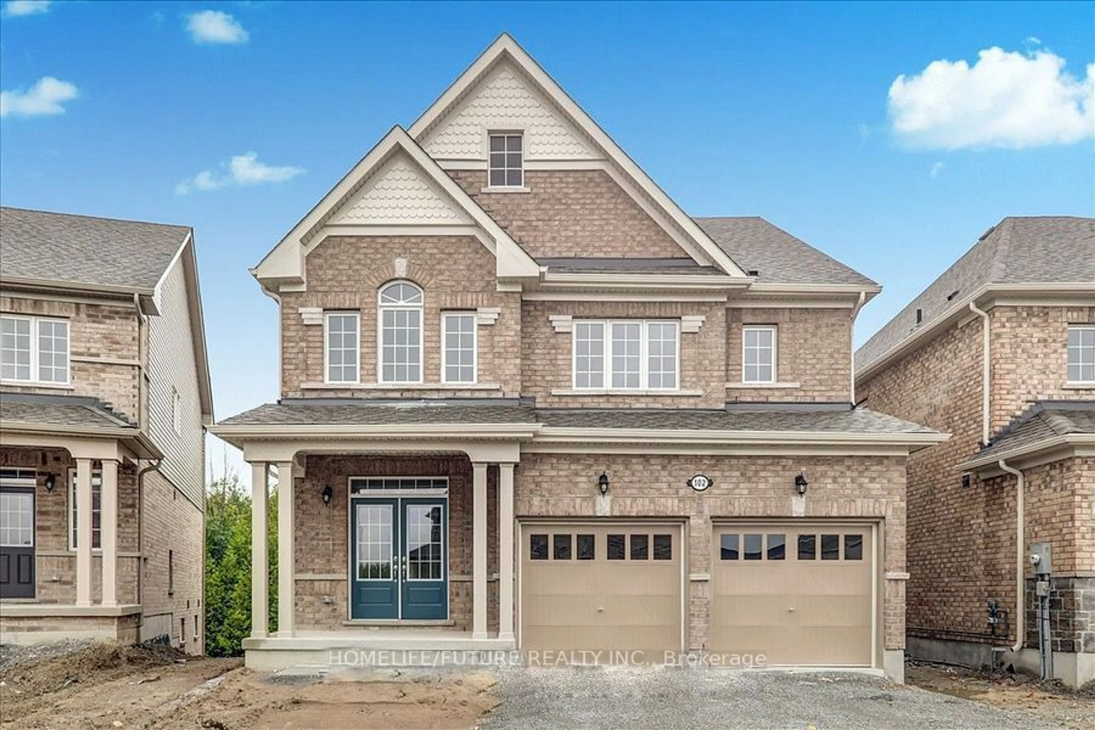 Home with brick exterior material, street for 102 Cliff Thompson Crt, Georgina Ontario L0E 1R0